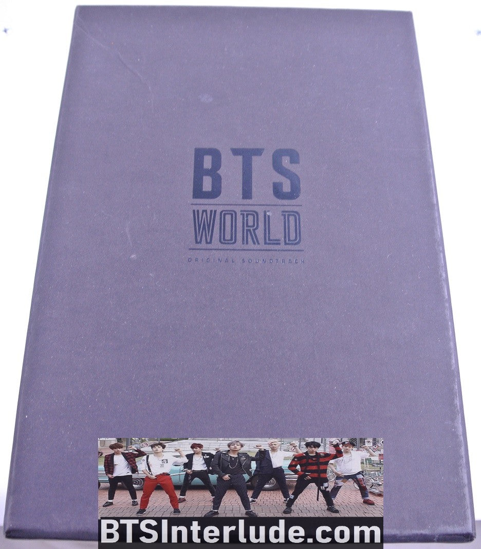 BTS ALBUM CD BTS WORLD PHOTOBOOK JUNGKOOK V JIMIN RM J-HOPE SUGA JIN OFFICIAL MERCHANDISE