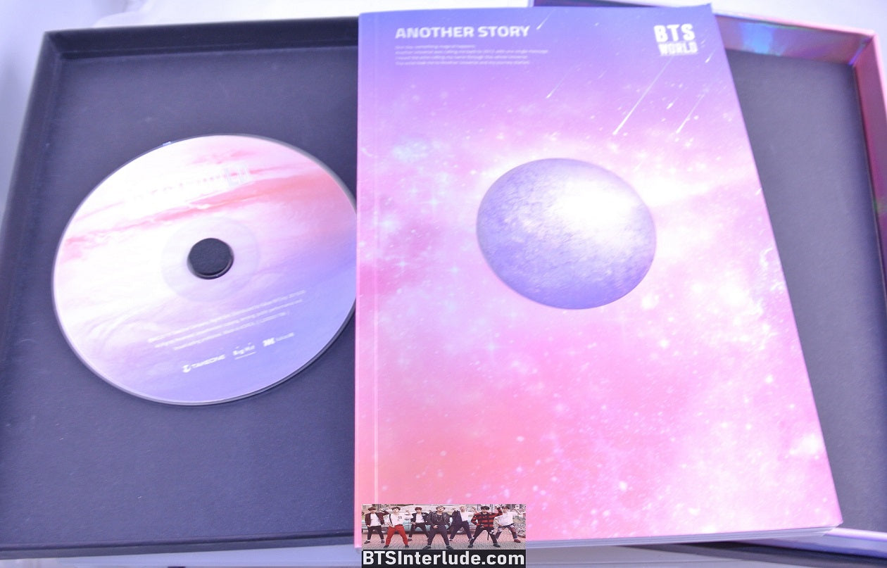 BTS ALBUM CD BTS WORLD PHOTOBOOK JUNGKOOK V JIMIN RM J-HOPE SUGA JIN OFFICIAL MERCHANDISE