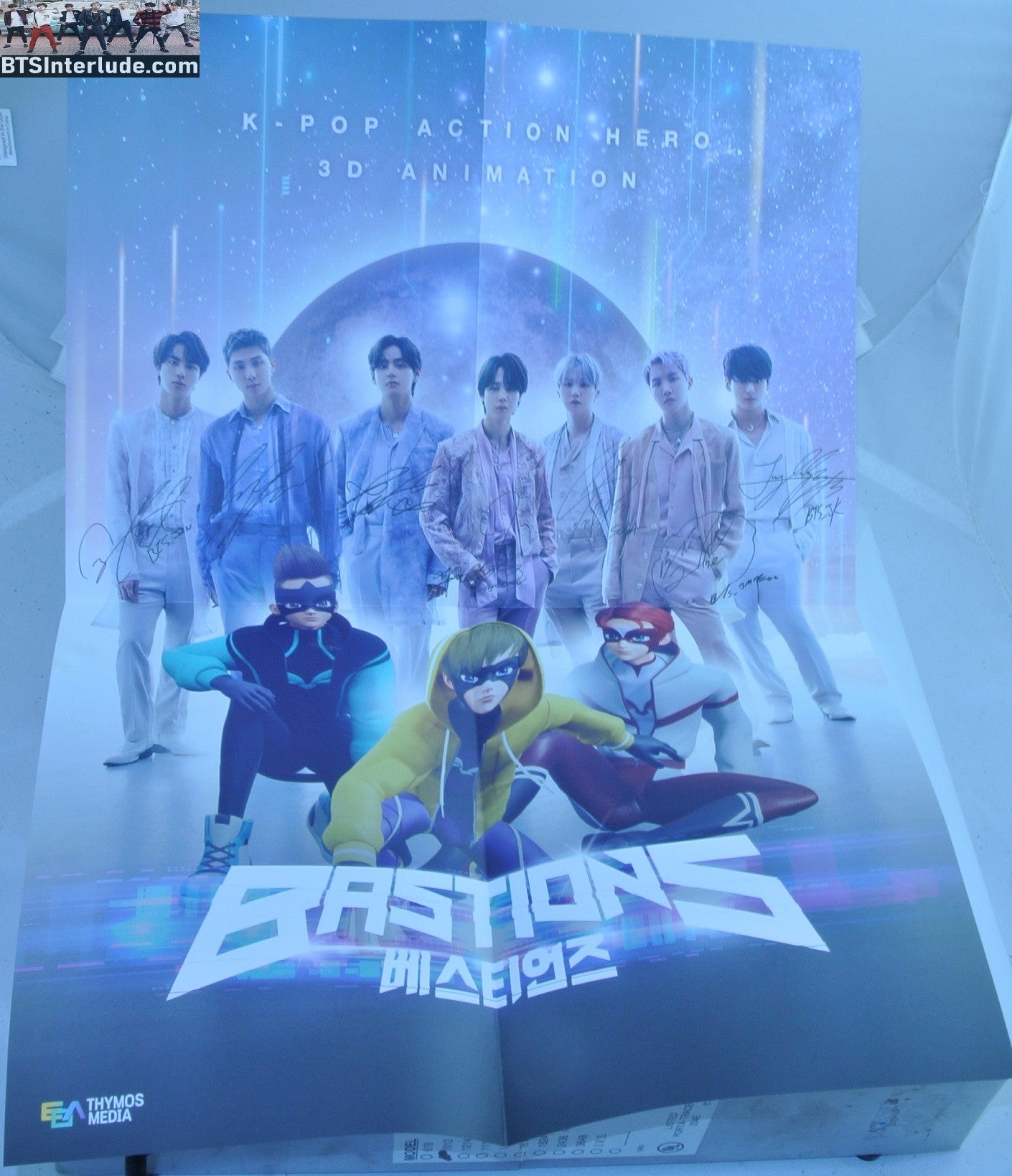 BTS ALBUM CD BTS X BASTION SET PHOTOBOOK WEB COMIC POSTERS JUNGKOOK V JIMIN RM J-HOPE SUGA JIN OFFICIAL MERCHANDISE