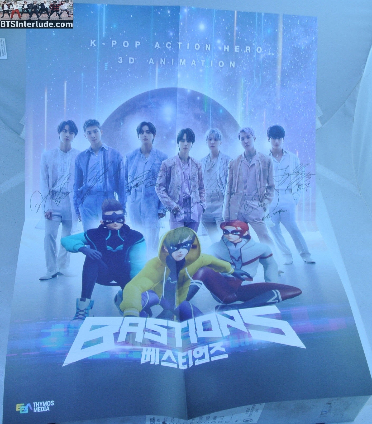 BTS ALBUM CD BTS X BASTION SET PHOTOBOOK WEB COMIC POSTERS JUNGKOOK V JIMIN RM J-HOPE SUGA JIN OFFICIAL MERCHANDISE