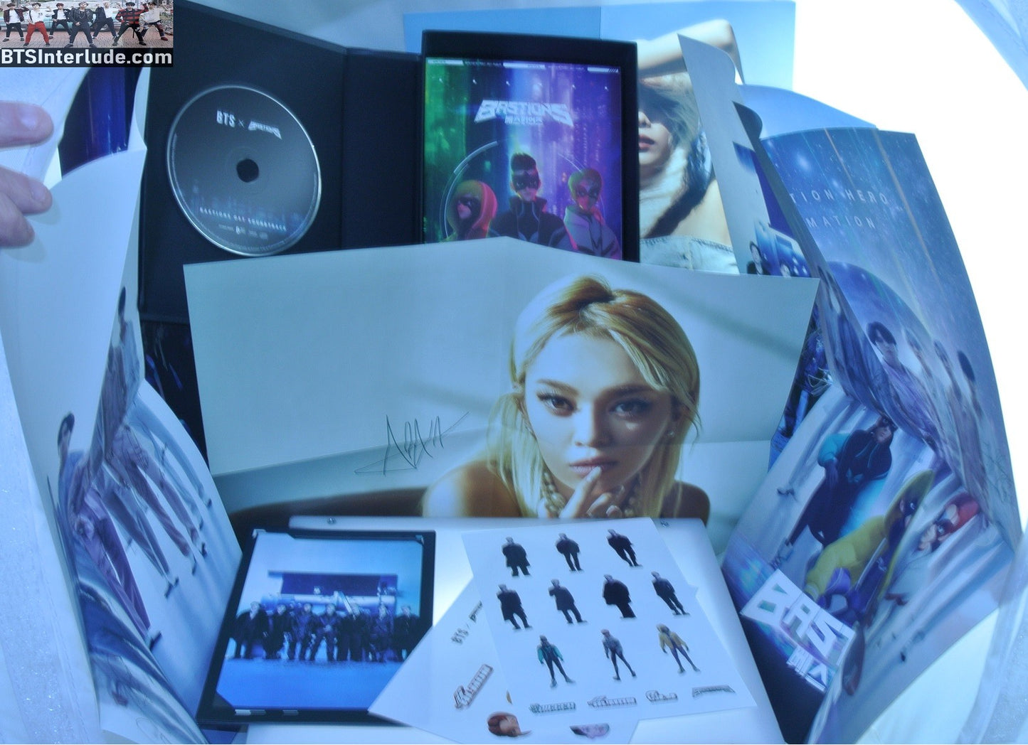 BTS ALBUM CD BTS X BASTION SET PHOTOBOOK WEB COMIC POSTERS JUNGKOOK V JIMIN RM J-HOPE SUGA JIN OFFICIAL MERCHANDISE