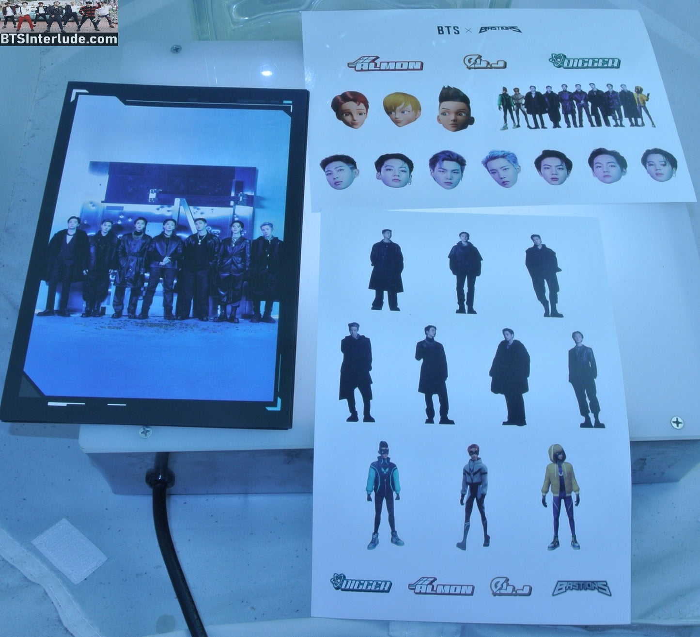 BTS ALBUM CD BTS X BASTION SET PHOTOBOOK WEB COMIC POSTERS JUNGKOOK V JIMIN RM J-HOPE SUGA JIN OFFICIAL MERCHANDISE
