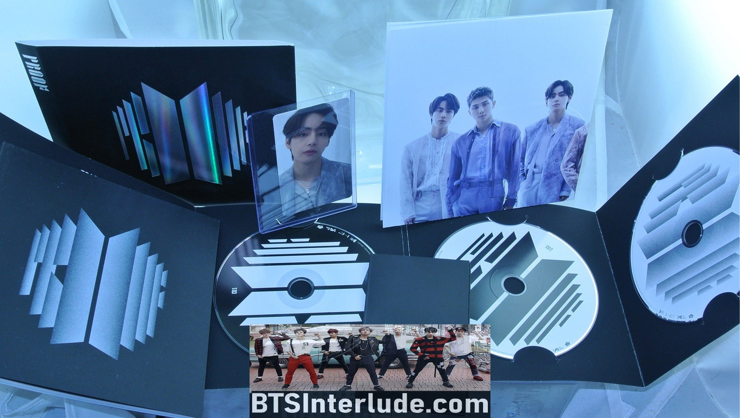 BTS ALBUM PROOF COMPACT EDITION V KIM TAEHYUNG PC PHOTOCARD PHOTO CARD POSTER PHOTOBOOK JUNGKOOK V JIMIN RM J-HOPE SUGA JIN OFFICIAL MERCHANDISE NEW
