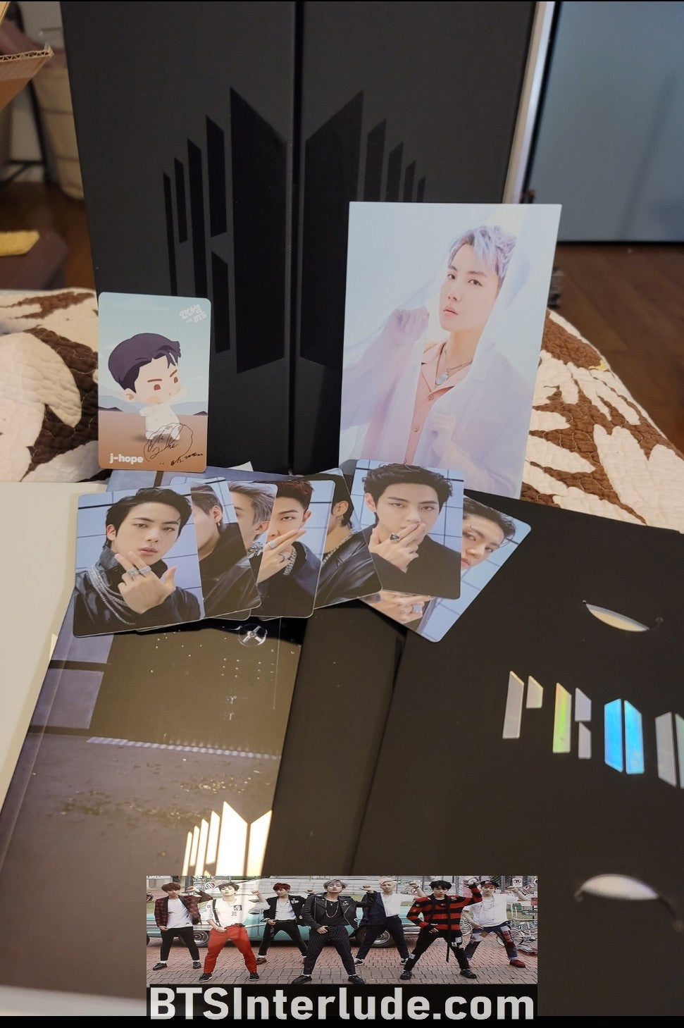 BTS ALBUM PROOF STANDARD EDITION J-HOPE POSTCARD J-HOPE SEOM PHOTOCARD PHOTO CARD OT 7 PHOTOCARDS 3 CDS 3 PHOTOBOOKS BOOKLET LYRICS BOOK JUNGKOOK V JIMIN RM J-HOPE SUGA JIN OFFICIAL MERCHANDISE NEW