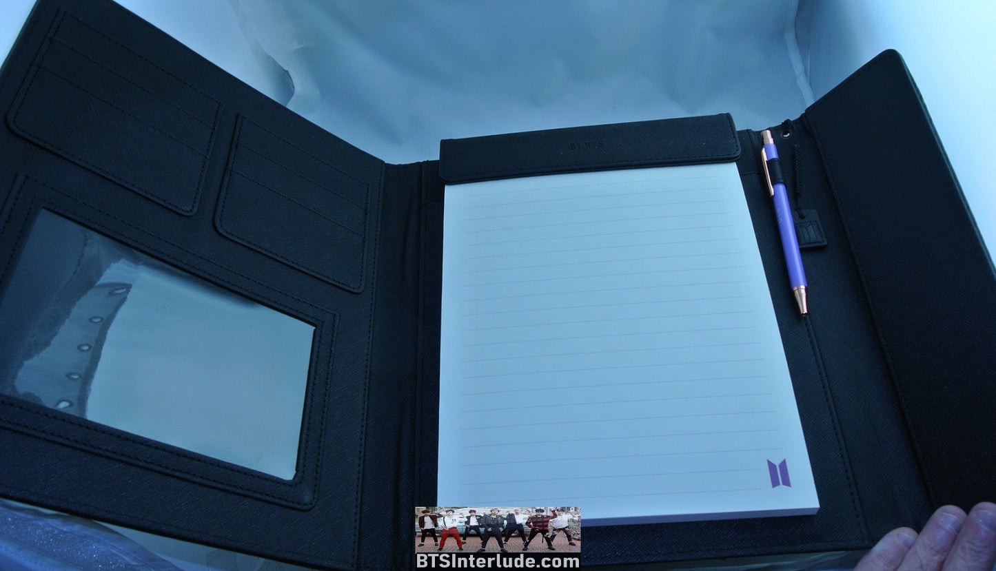 BTS ARTIST MADE SUGA MIN YOONGI NEW NOTEBOOK BINDER FOLDER EXTRA NOTE PADS PEN CHARM