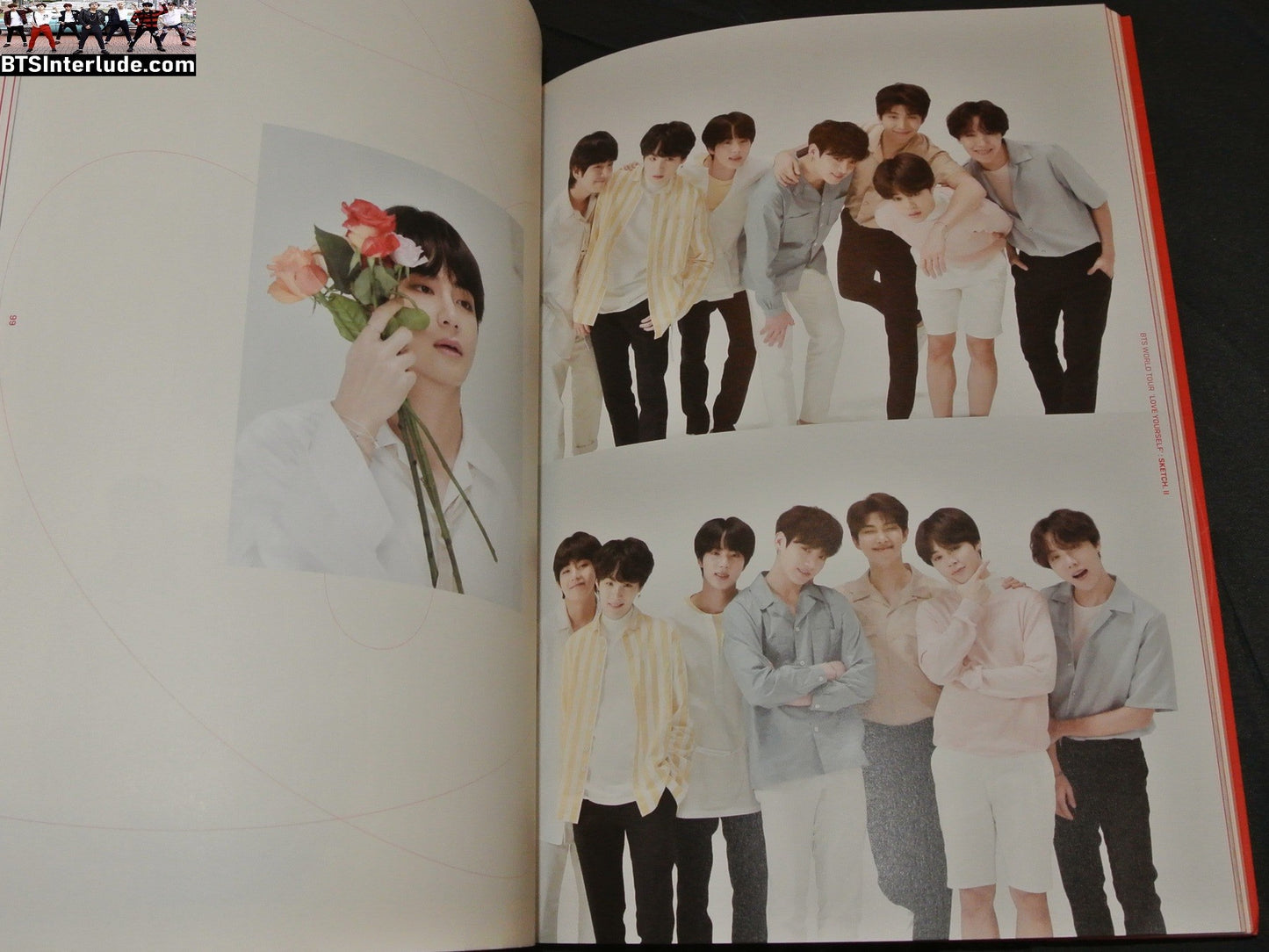 BTS BOOK OFFIAL GROUP LOVE YOURSELF TOUR BOOK 2018 방탄소년단 JUNGKOOK V JIMIN RM J-HOPE SUGA JIN OFFICIAL MERCHANDISE