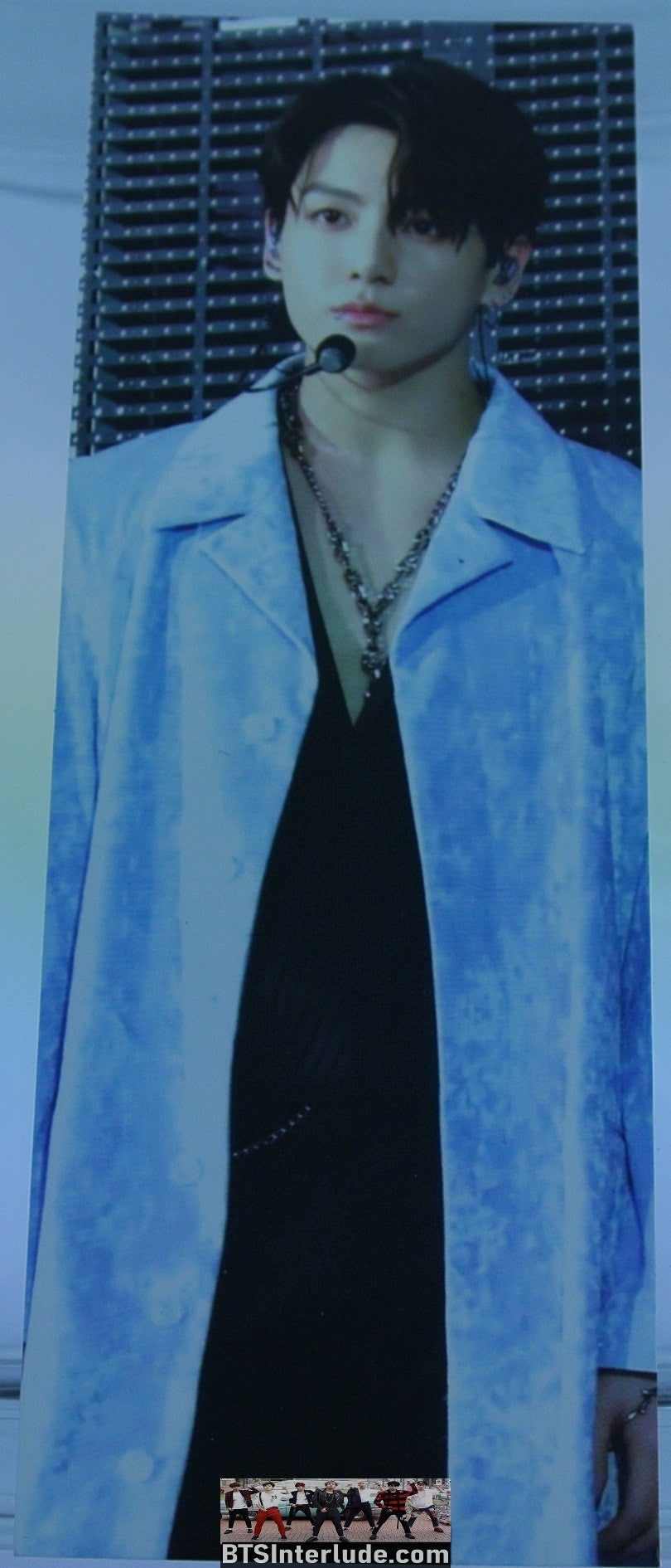 BTS BOOKMARK JEON JUNGKOOK 전정국 PTD PERMISSION TO DANCE 2022 LIFE GOES ON FANSITE MINI SLOGAN BANNER 2 SIDED LIMITED EDITION