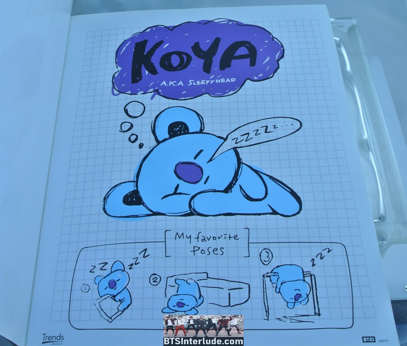 BTS BOOK OFFICIAL BT21 12 POSTERS COOKY TATA CHIMMY KOYA MANG SHOOKY RJ VAN NEW OFFICIAL MERCHANDISE