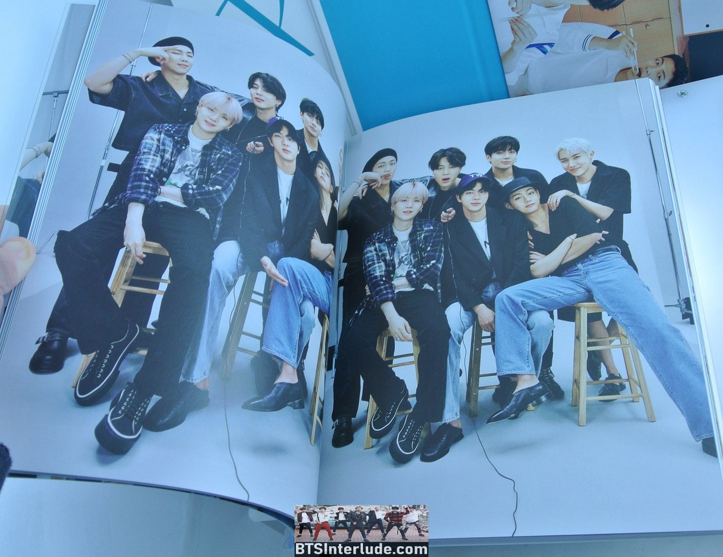 BTS BOOK OFFICIAL GROUP PHOTOFOLIO SET US OURSELVES WE SPECIAL CASE PRE-ORDER BENEFIT CALENDAR COMPLETE SET BOOK POSTER PHOTOCARD STAMPS MINI POSTER POLAROIDS JUNGKOOK V JIMIN RM J-HOPE SUGA JIN RELEASE NEW OFFICIAL MERCHANDISE