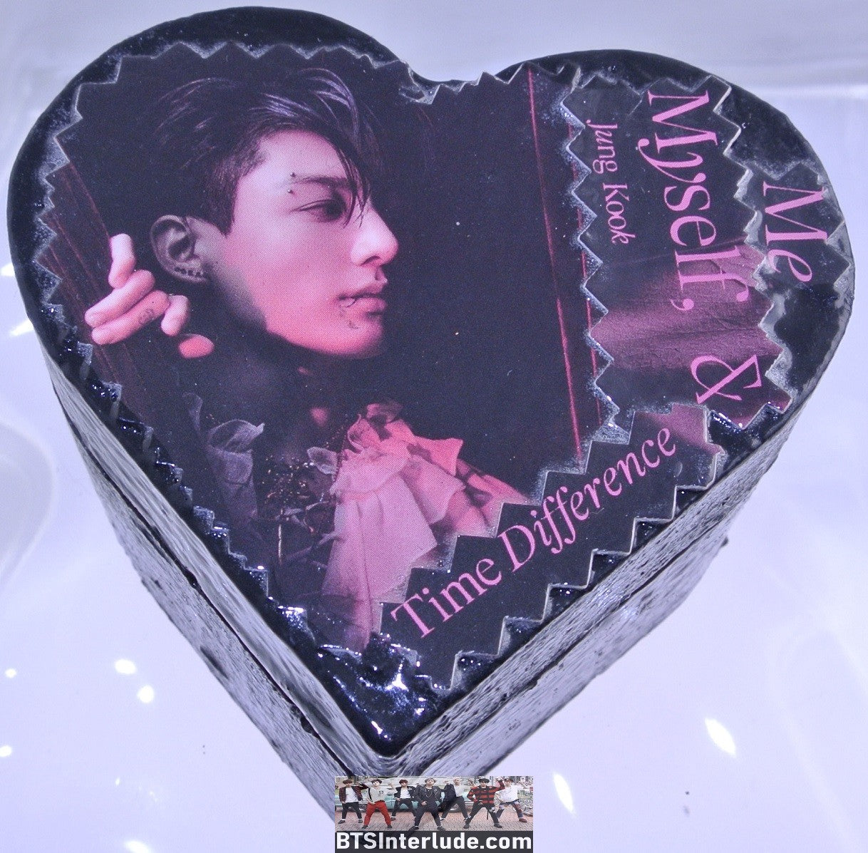 BTS BOX HEART JEON JUNGKOOK 전정국 VAMPIRE TIME DIFFERENCE TRINKET BOX MIRROR INSIDE