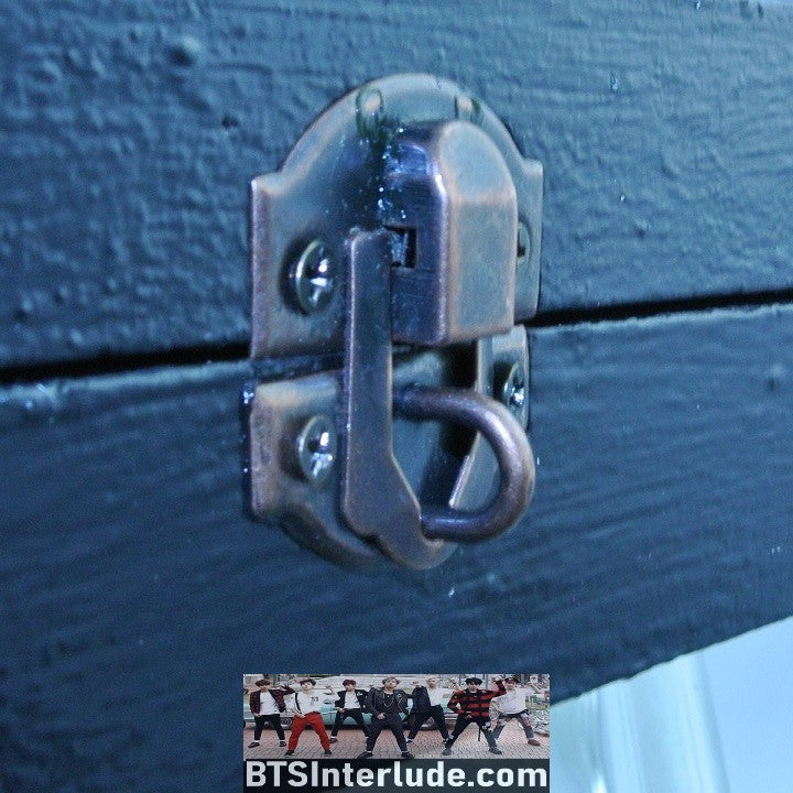 BTS BOX LARGE SQUARE J-HOPE JUNG HOSEOK HOBI JEWELRY TREASURES TRINKET COPPER HARDWARE
