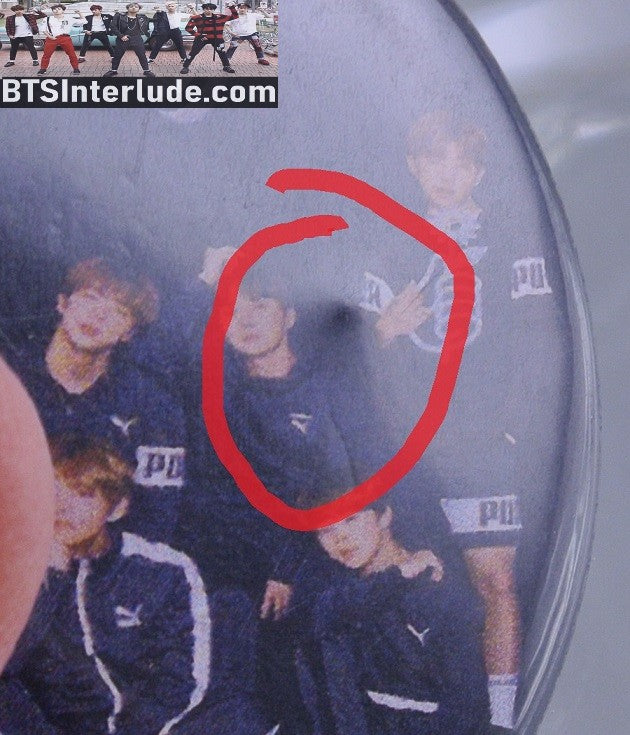 BTS BUTTON BADGE PIN 2.25" GROUP TRACKSUIT JUNGKOOK V JIMIN RM J-HOPE SUGA JIN