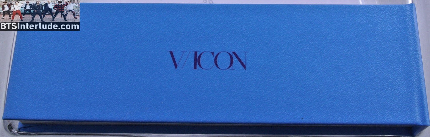 BTS CALENDAR V KIM TAEHYUNG 김태형 VICON DICON 16 BLUE PLANNER VER B NOTES 2024 NEW OFFICIAL MERCHANDISE