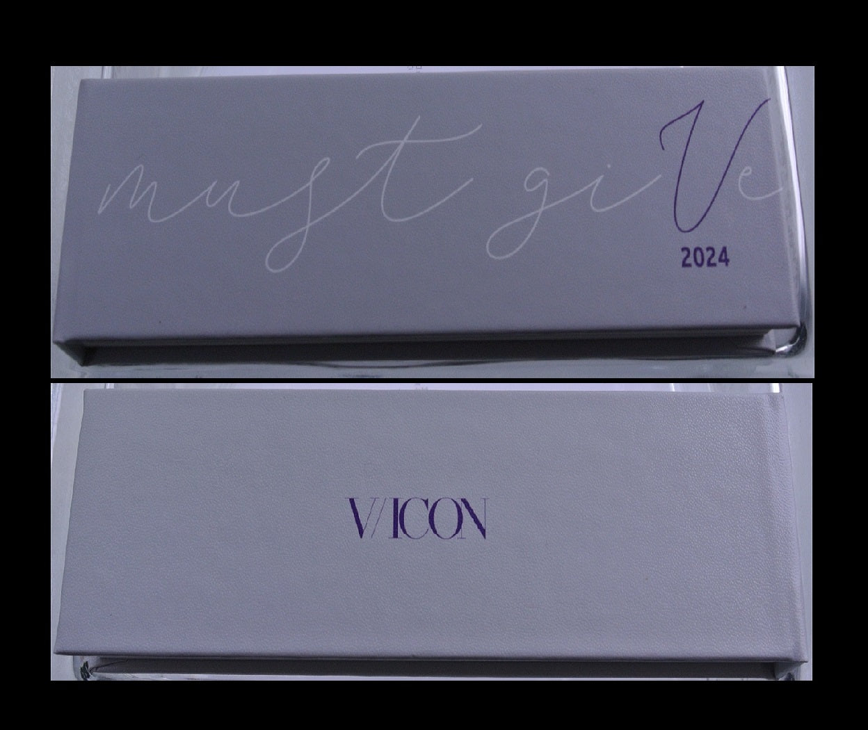 BTS CALENDAR V KIM TAEHYUNG 김태형 VICON DICON 16 GREY VER C PLANNER NOTES 2024 NEW OFFICIAL MERCHANDISE