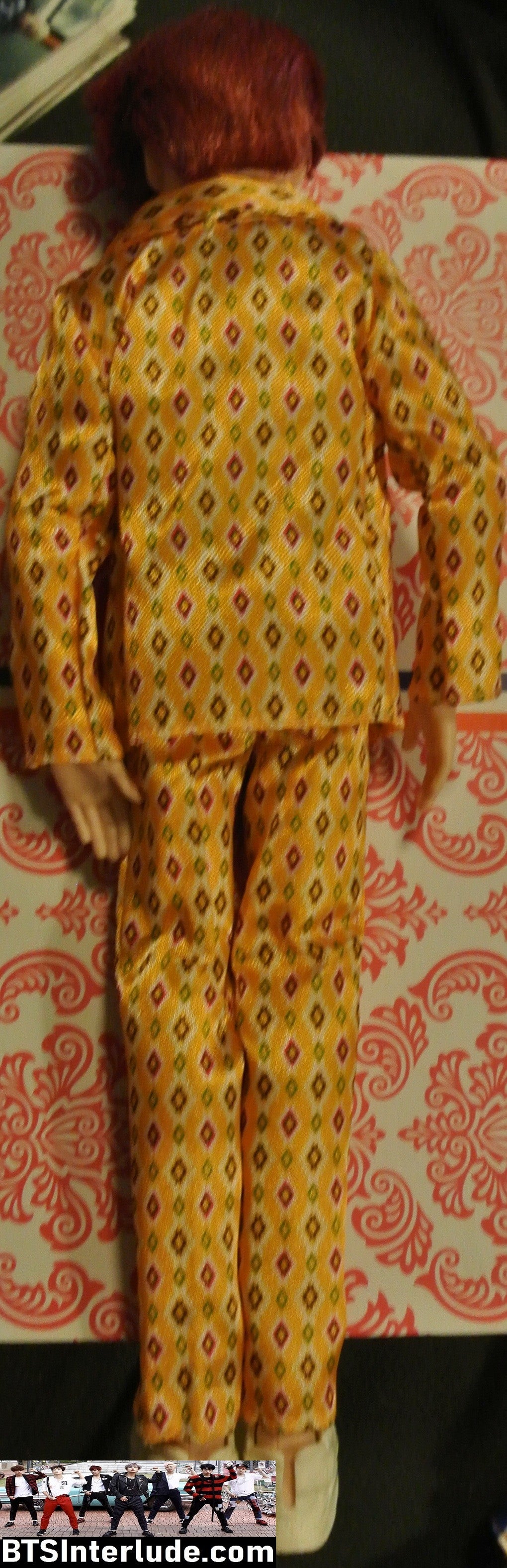 BTS DOLL JEON JUNGKOOK 전정국 MATTEL ACTION FIGURE RED HAIR IDOL MUSIC VIDEO