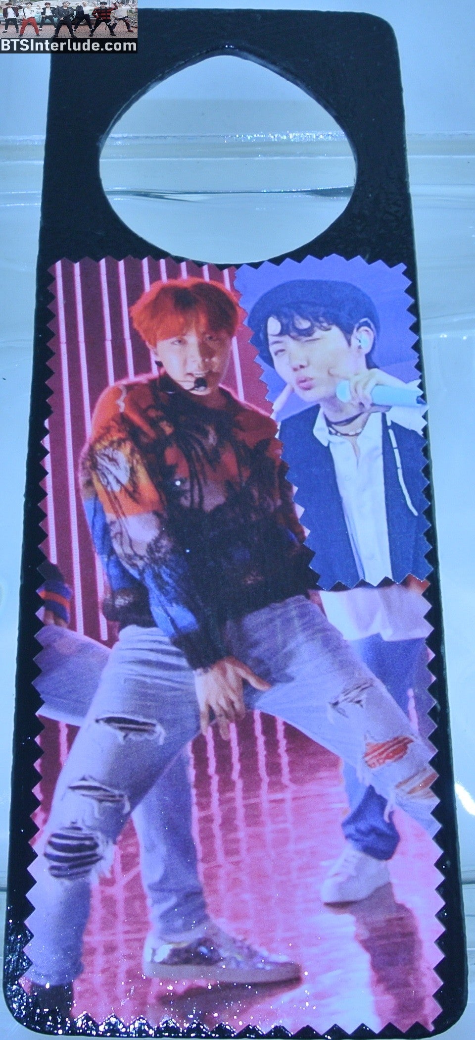 BTS DOOR HANGER J-HOPE JUNG HOSEOK 정호석 PRIVACY BLACK 2 SIDED CAN PERSONALIZE WELCOME STAY OUT