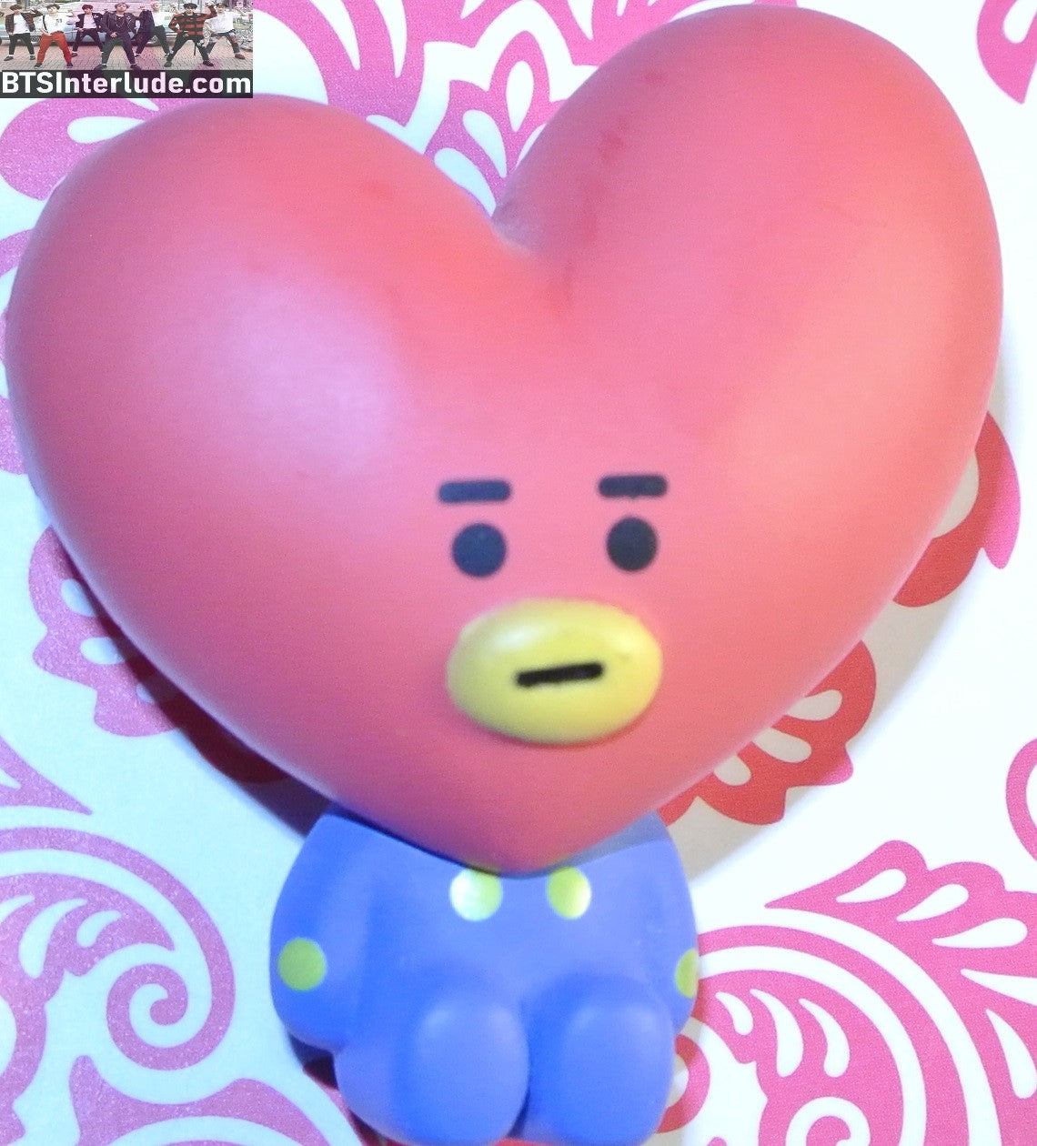 BTS FIGURE BT21 TATA V KIM TAEHYUNG 김태형 SILICONE PLASTIC SMALL OFFICIAL MERCHANDISE
