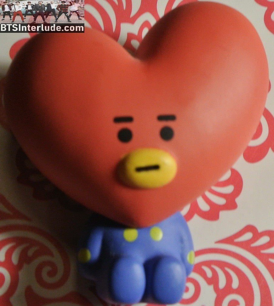 BTS FIGURE BT21 TATA V KIM TAEHYUNG 김태형 SILICONE PLASTIC SMALL OFFICIAL MERCHANDISE