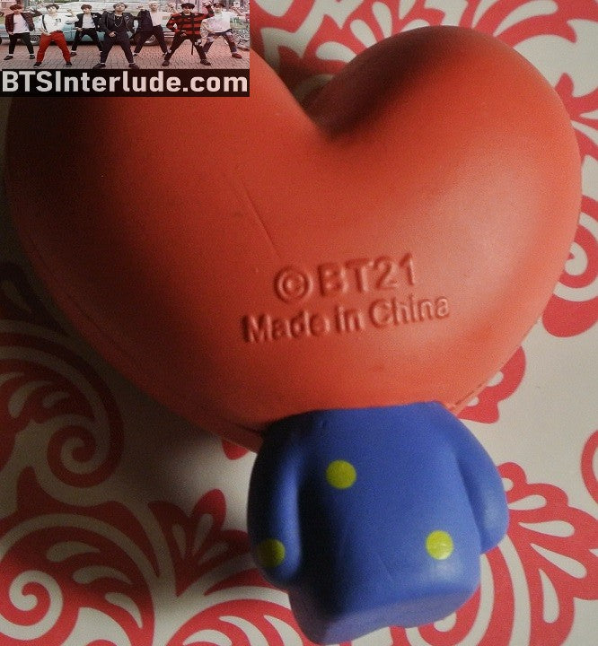 BTS FIGURE BT21 TATA V KIM TAEHYUNG 김태형 SILICONE PLASTIC SMALL OFFICIAL MERCHANDISE