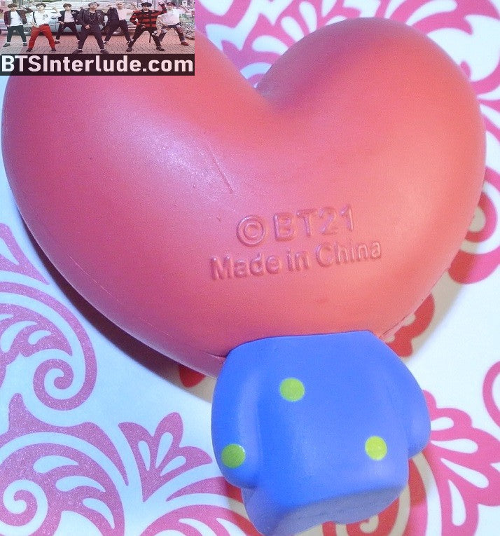 BTS FIGURE BT21 TATA V KIM TAEHYUNG 김태형 SILICONE PLASTIC SMALL OFFICIAL MERCHANDISE