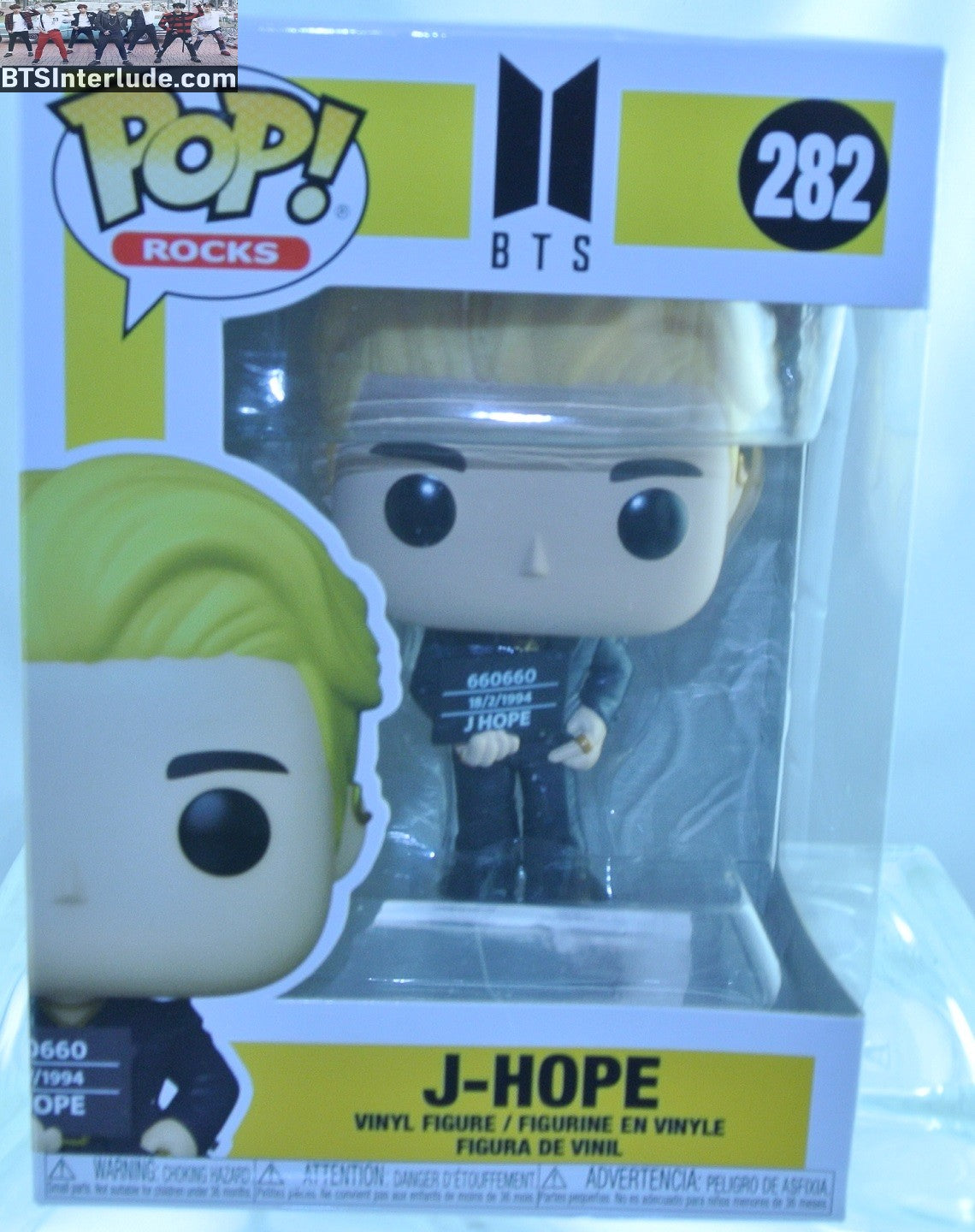 BTS FIGURE FUNKO J-HOPE JUNG HOSEOK 정호석 POP ROCKS BUTTER LINEUP NEW IN BOX #282 OFFICIAL MERCHANDISE