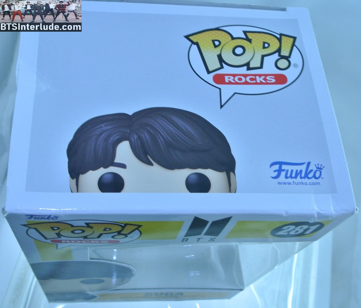 BTS FIGURE FUNKO SUGA MIN YOONGI 민윤기 POP ROCKS BUTTER LINEUP NEW IN BOX #281 OFFICIAL MERCHANDISE