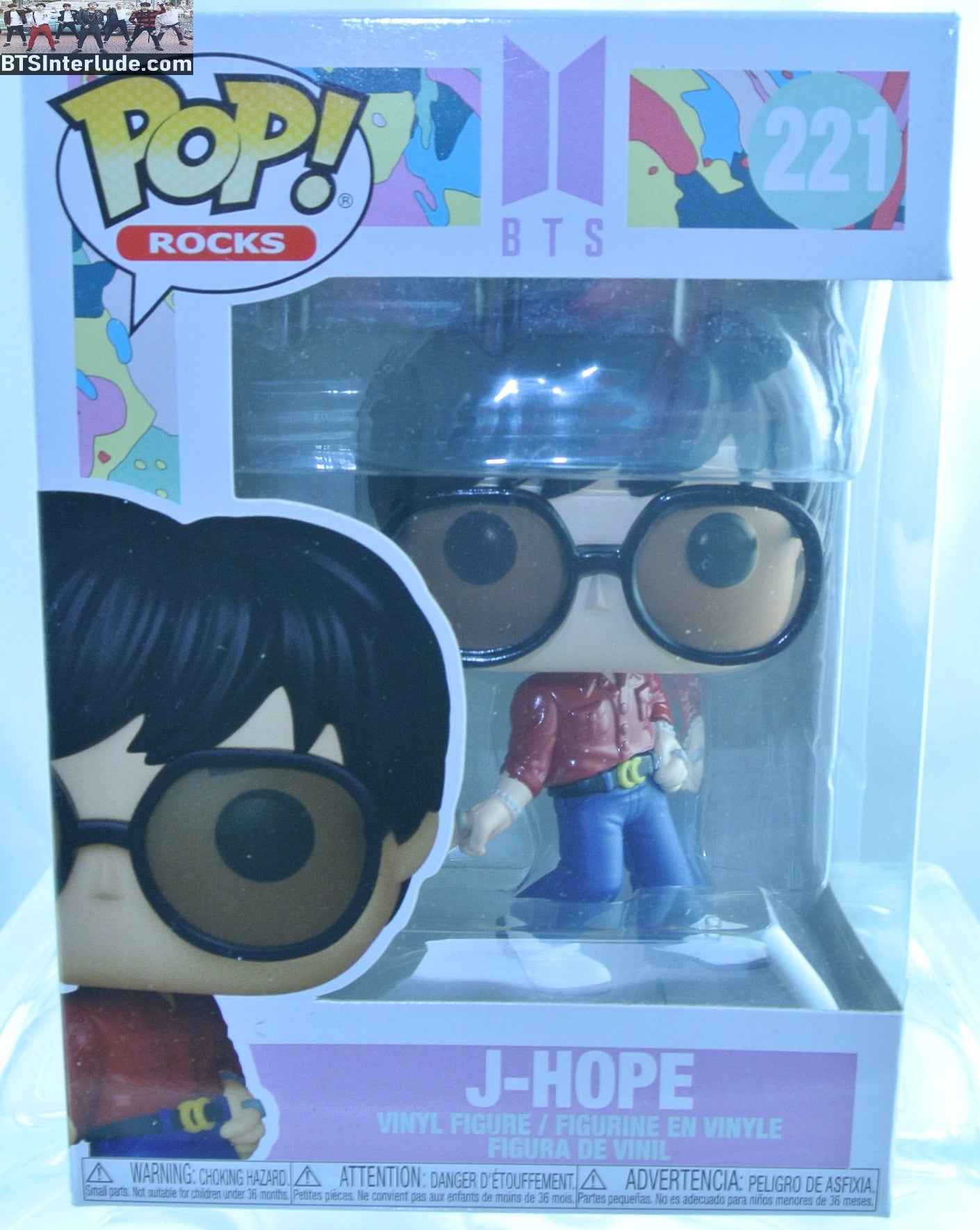 BTS FIGURE FUNKO J-HOPE JUNG HOSEOK 정호석 POP ROCKS DYNAMITE MUSIC VIDEO #221 NEW IN BOX OFFICIAL MERCHANDISE