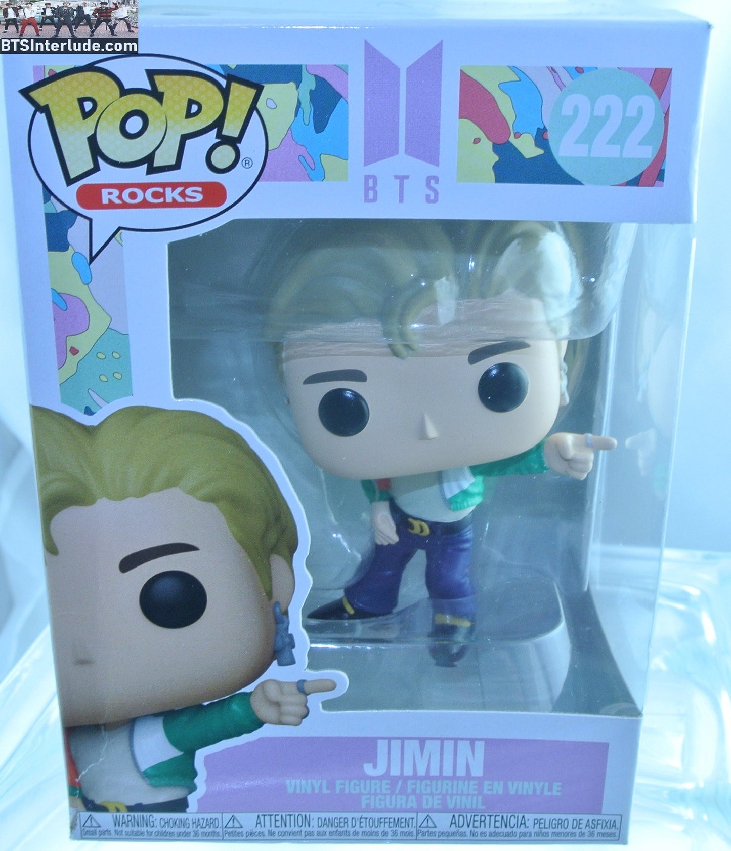 BTS FIGURE FUNKO PARK JIMIN 박지민 POP ROCKS DYNAMITE #222 NEW SEALED IN BOX OFFICIAL MERCHANDISE