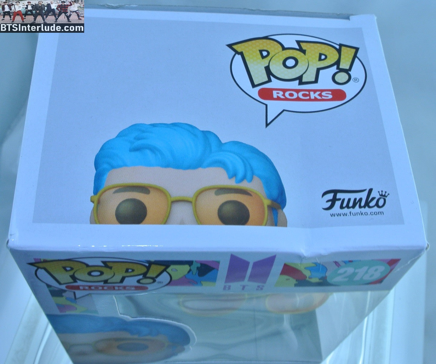 BTS FIGURE FUNKO RM KIM NAMJOON 김남준 POP ROCKS DYNAMITE #218 NEW SEALED IN BOX OFFICIAL MERCHANDISE