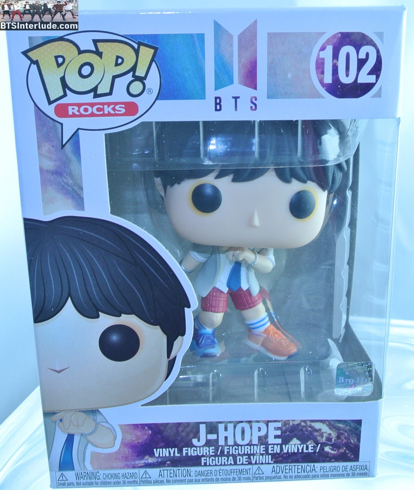 BTS FIGURE FUNKO J-HOPE JUNG HOSEOK 정호석 POP ROCKS IDOL PERFORMANCE #102 NEW IN BOX OFFICIAL MERCHANDISE