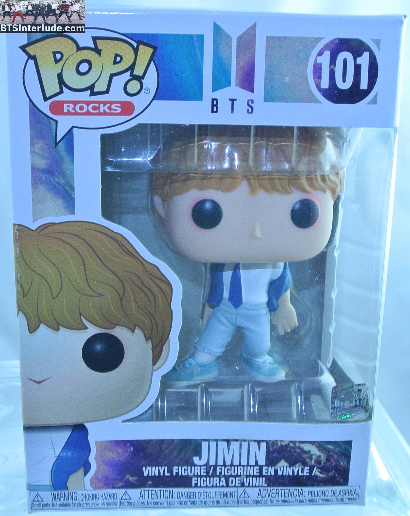 BTS FIGURE FUNKO PARK JIMIN 박지민 POP ROCKS IDOL PERFORMANCE #101 NEW SEALED IN BOX OFFICIAL MERCHANDISE