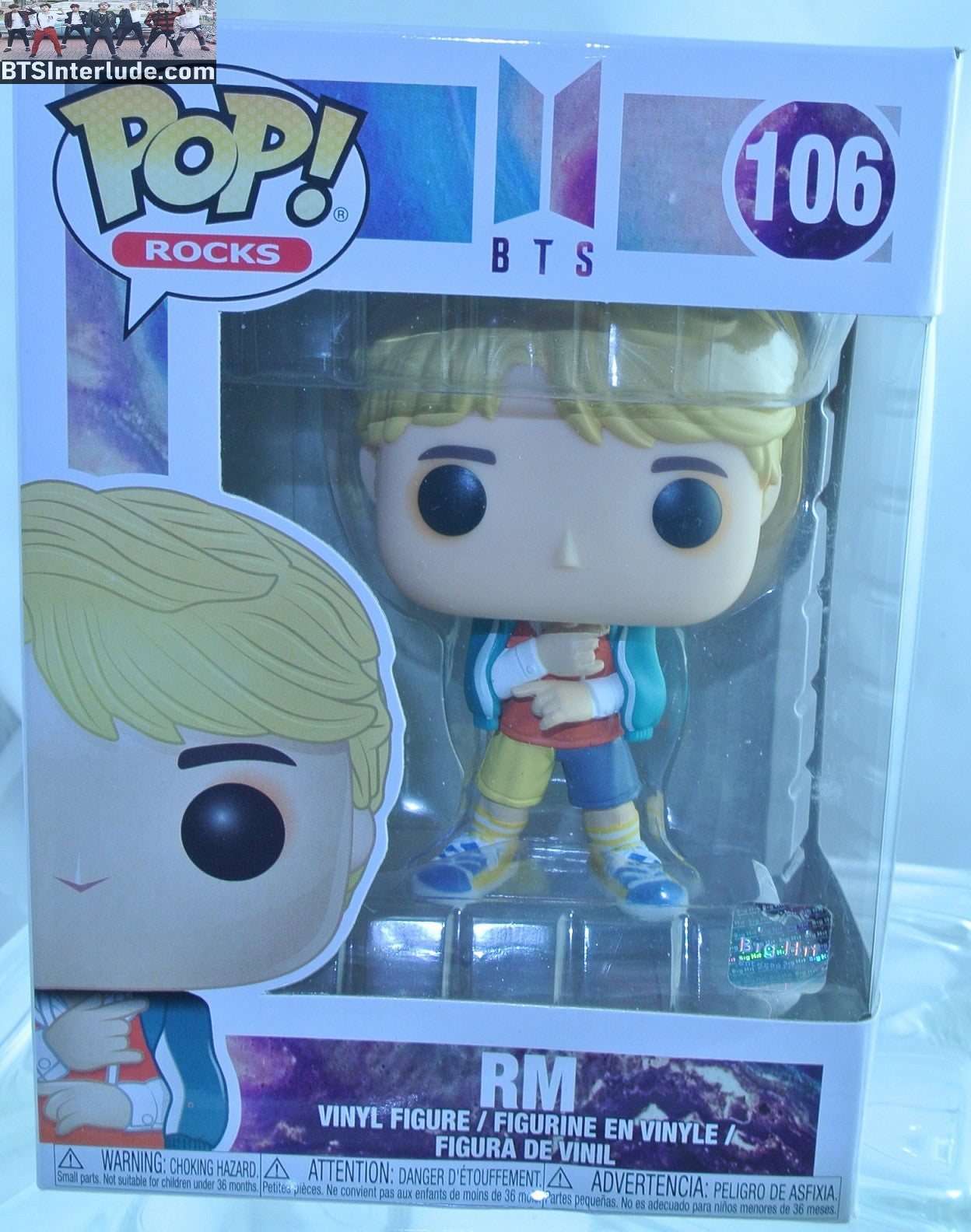 BTS FIGURE FUNKO RM KIM NAMJOON 김남준 POP ROCKS IDOL PERFORMANCE #106 NEW SEALED IN BOX OFFICIAL MERCHANDISE