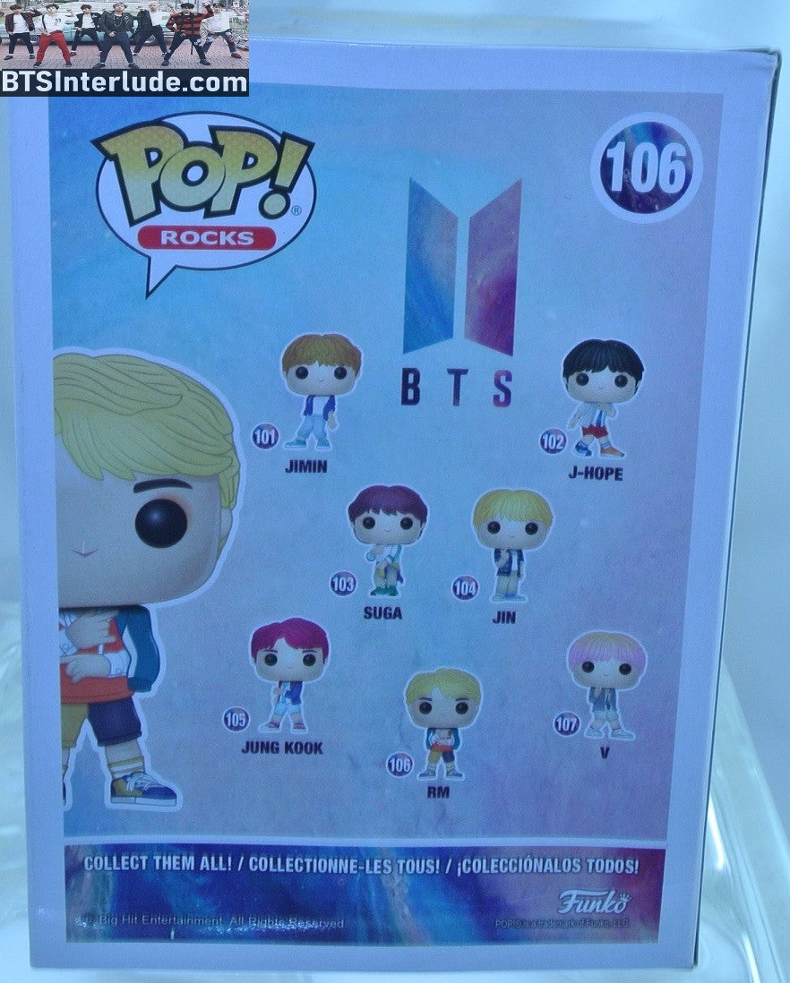 BTS FIGURE FUNKO RM KIM NAMJOON 김남준 POP ROCKS IDOL PERFORMANCE #106 NEW SEALED IN BOX OFFICIAL MERCHANDISE
