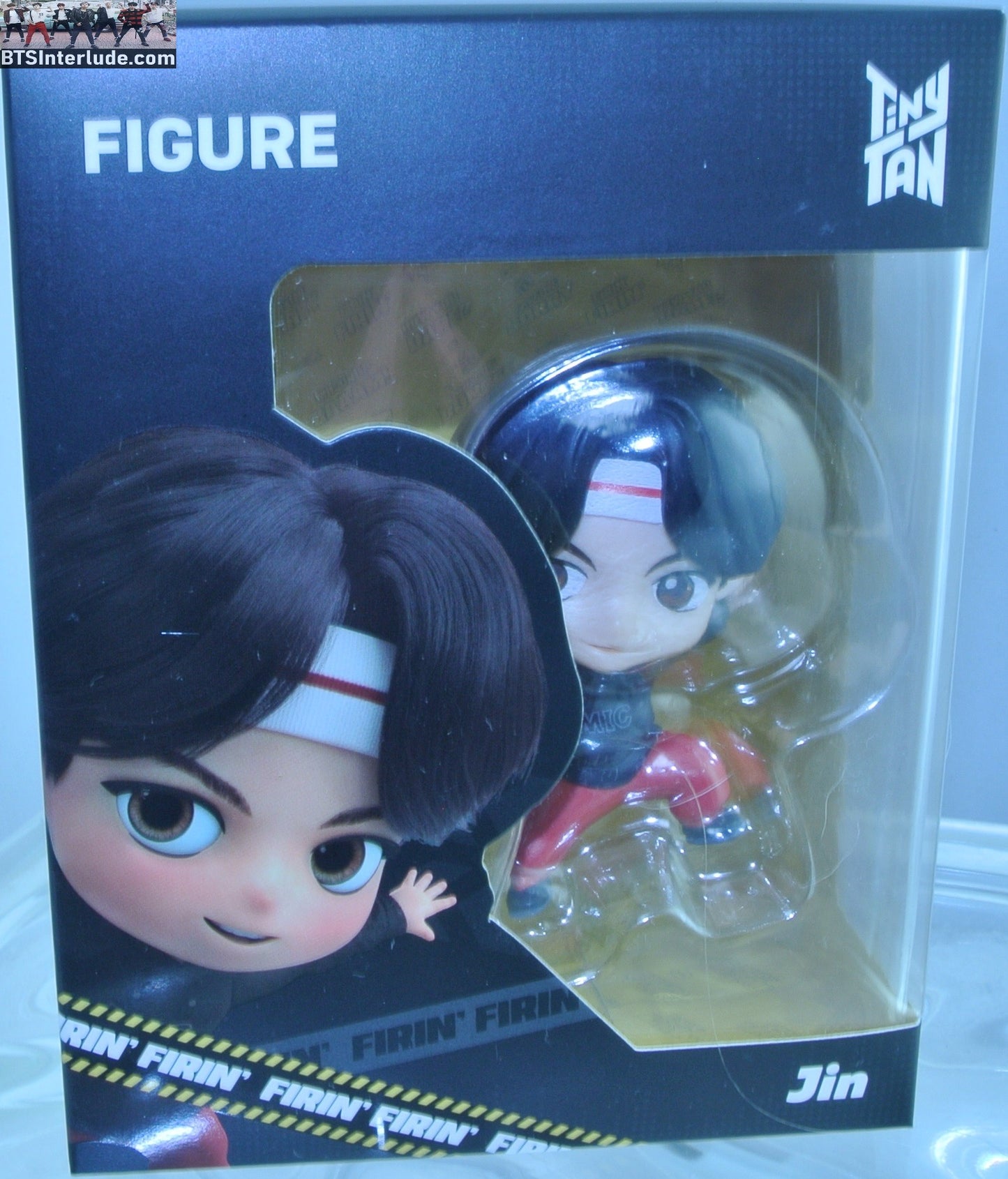 BTS FIGURE TINY TAN MIC DROP JIN KIM SEOKJIN 김석진 NEW SEALED IN BOX OFFICIAL MERCHANDISE