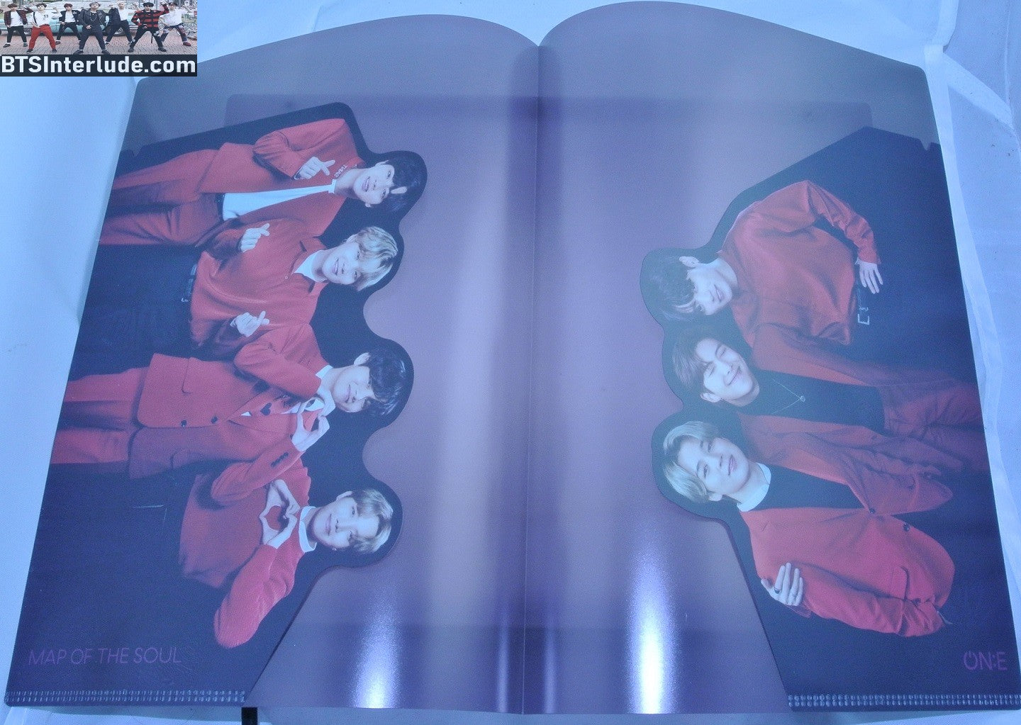 BTS FILE FOLDER MAP OF THE SOUL ON:E ONE HEARTS JUNGKOOK V JIMIN RM J-HOPE SUGA JIN OFFICIAL MERCHANDISE