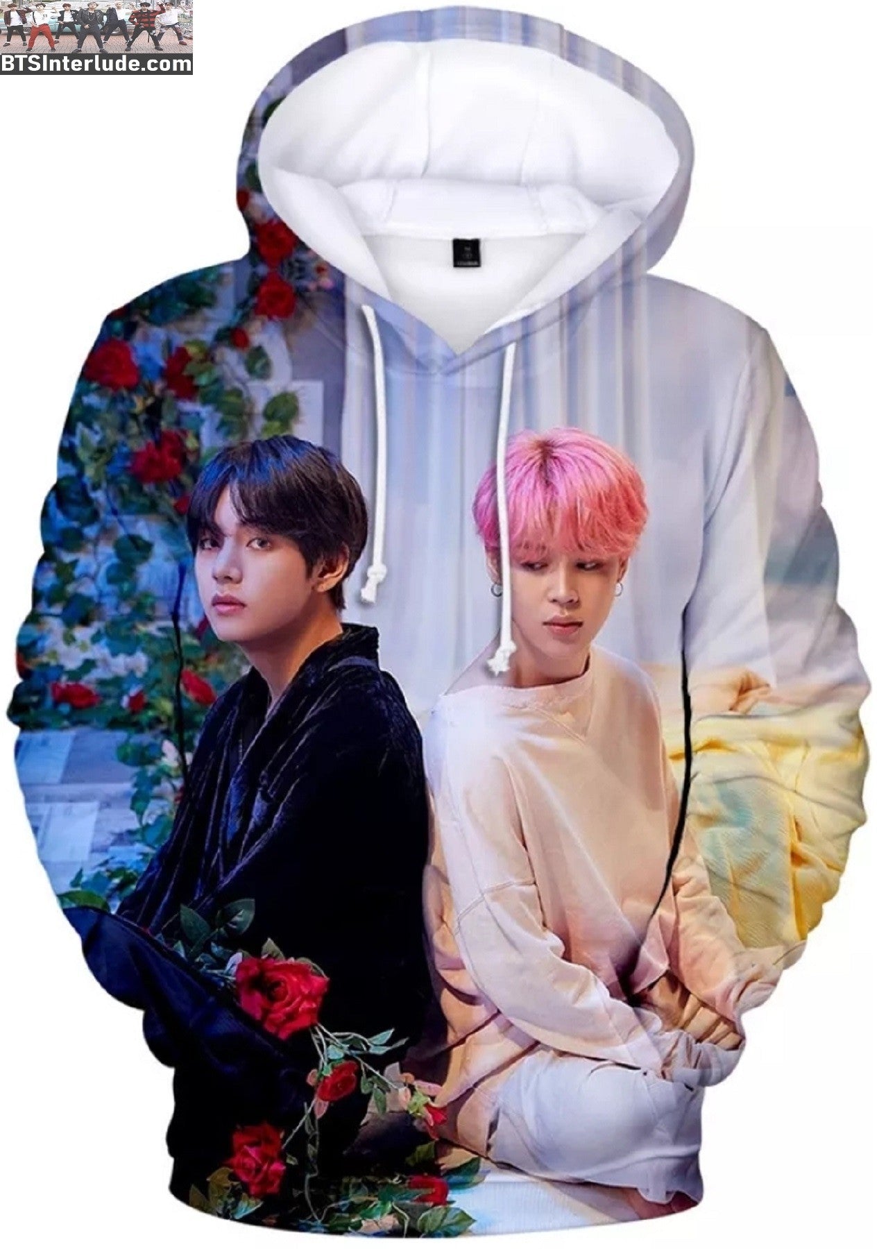 BTS JACKET SUB-UNIT V KIM TAEHYUNG PARK JIMIN SERENDIPITY SINGULARITY HOODIE JACKET 2XL PLUS PULLOVER PULL OVER HOODY COAT