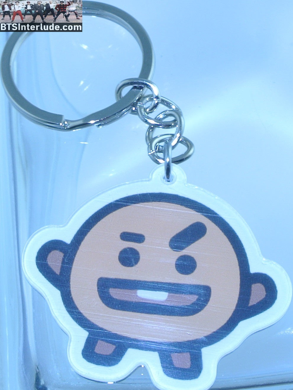 BTS KEYCHAIN ACRYLIC BT21 SHOOKY SUGA MIN YOONGI 민윤기 KEYRING KEY CHAIN RING LIMITED EDITION
