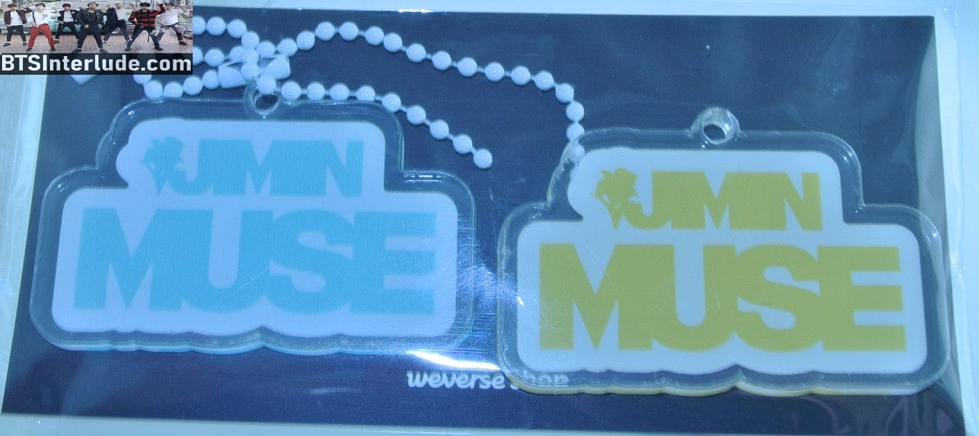 BTS KEYCHAIN ACRYLIC PARK JIMIIN 박지민 MUSE SET OF 2 PRE-ORDER BENEFIT OFFICIAL MERCHANDISE KEYRING KEY CHAIN RING