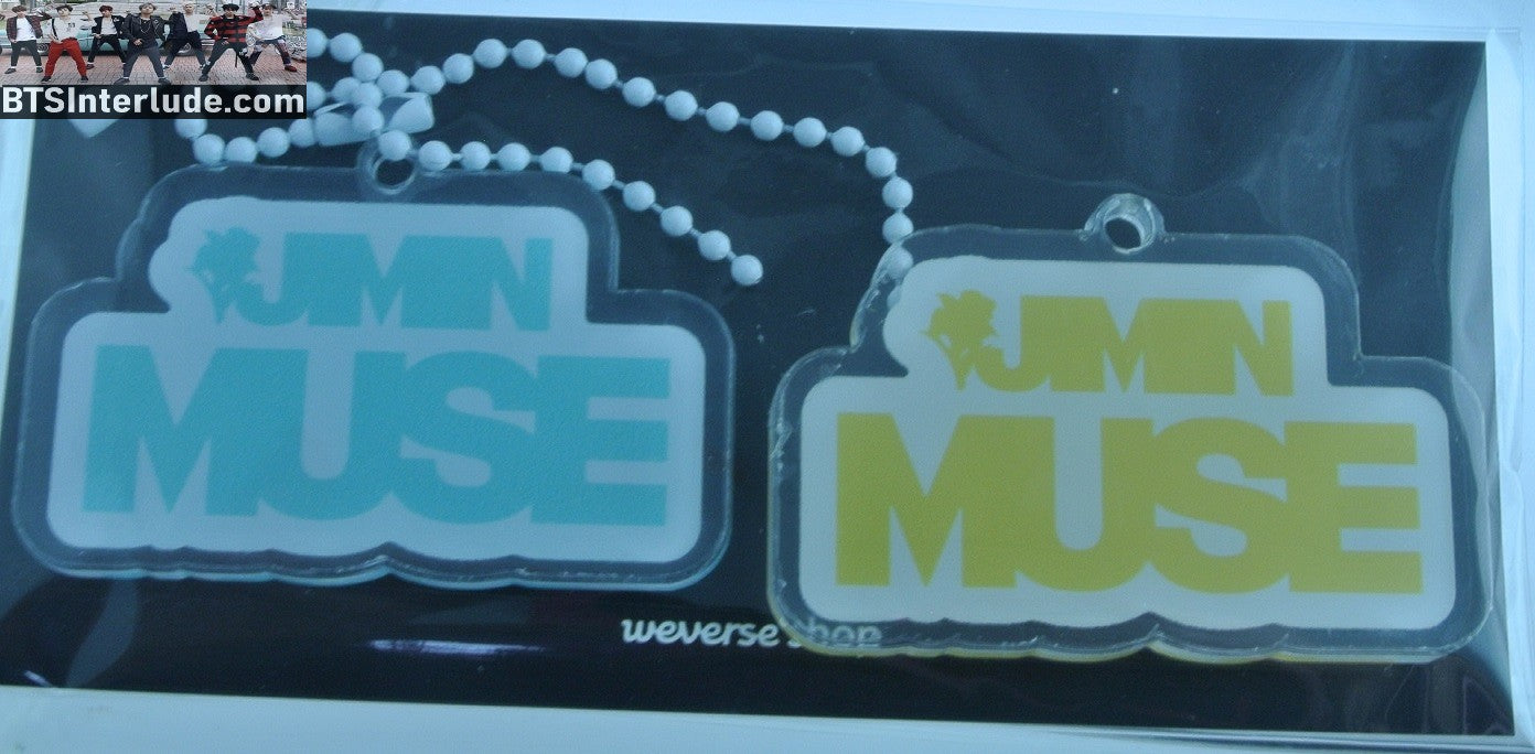 BTS KEYCHAIN ACRYLIC PARK JIMIIN 박지민 MUSE SET OF 2 PRE-ORDER BENEFIT OFFICIAL MERCHANDISE KEYRING KEY CHAIN RING