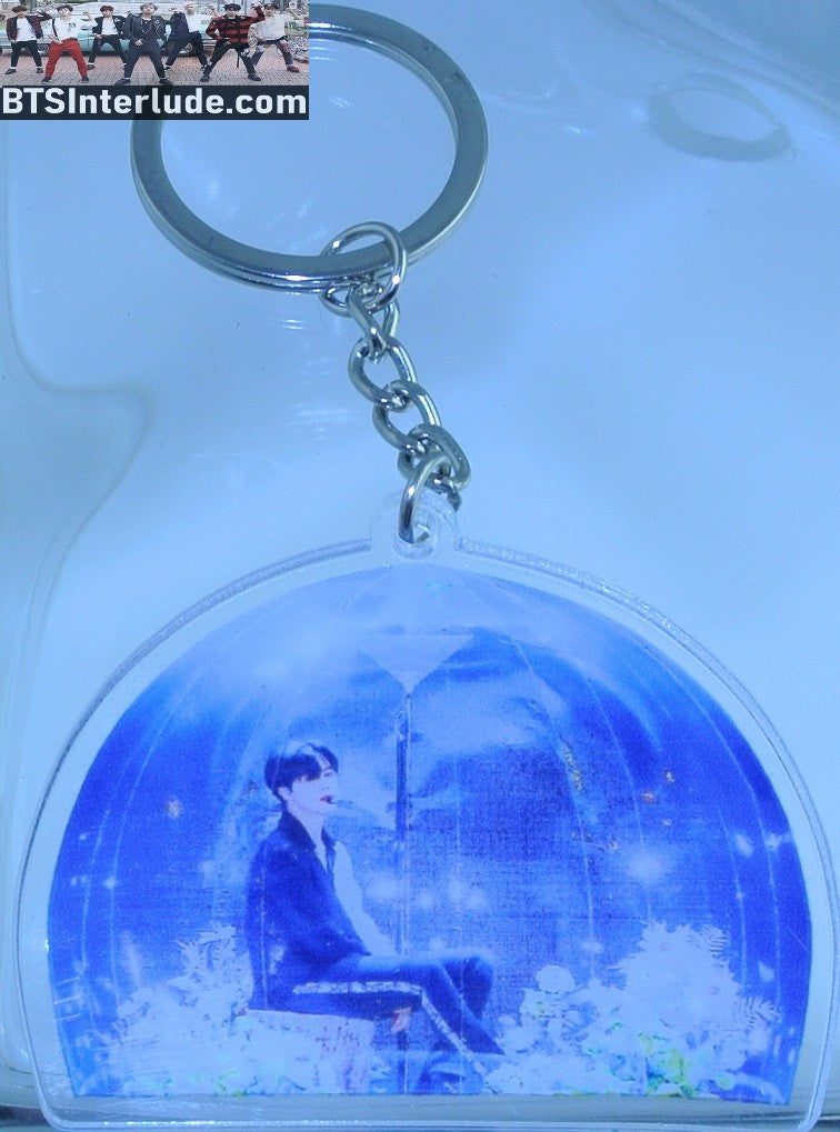BTS KEYCHAIN ACRYLIC PARK JIMIIN 박지민 SERENDIPITY BUBBLE BLACK WHITE SHIRT KEYRING KEY CHAIN RING