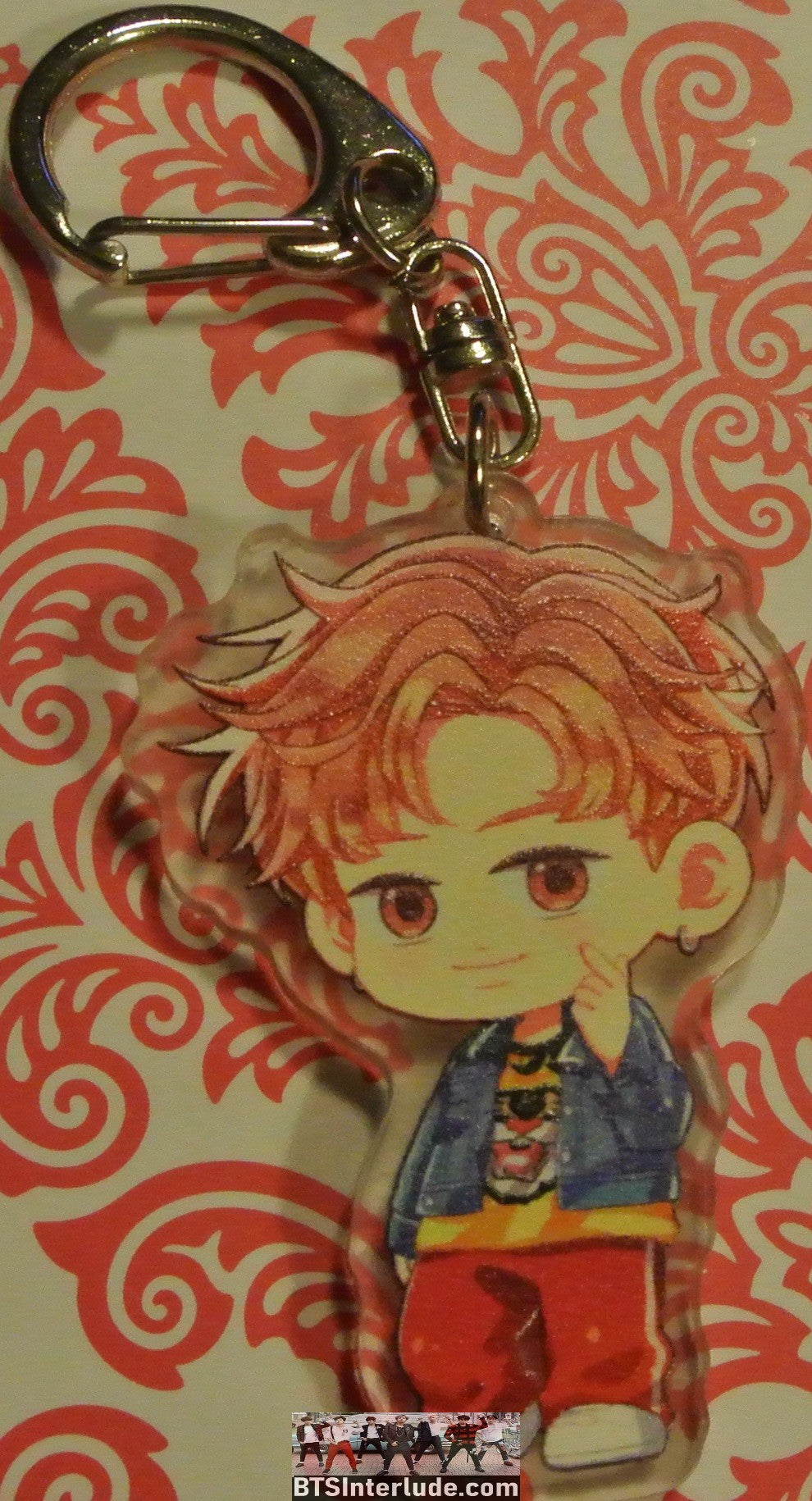 BTS KEYCHAIN ACRYLIC RM KIM NAMJOON 김남준 DNA COSTUME CHIBI KEYRING KEY CHAIN RING