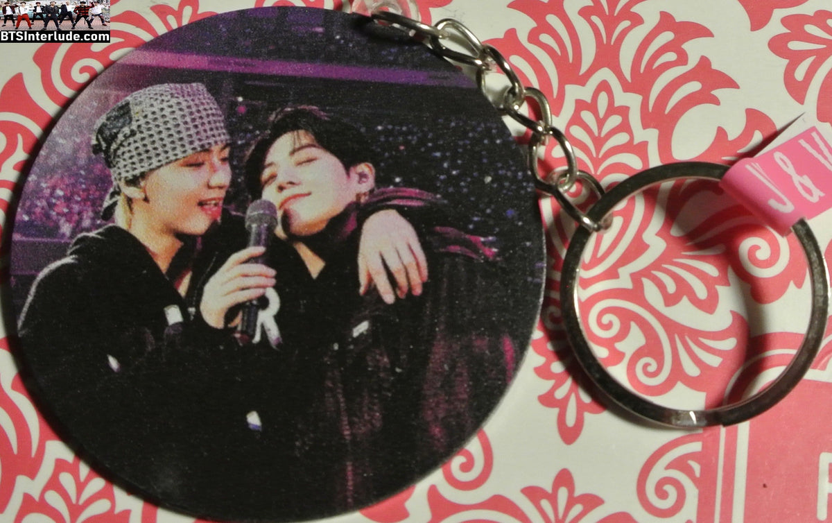 BTS KEYCHAIN ACRYLIC SUB-UNIT V KIM TAEHYUNG JEON JUNGKOOK ARIRANG CONCERT KEYRING KEY CHAIN RING