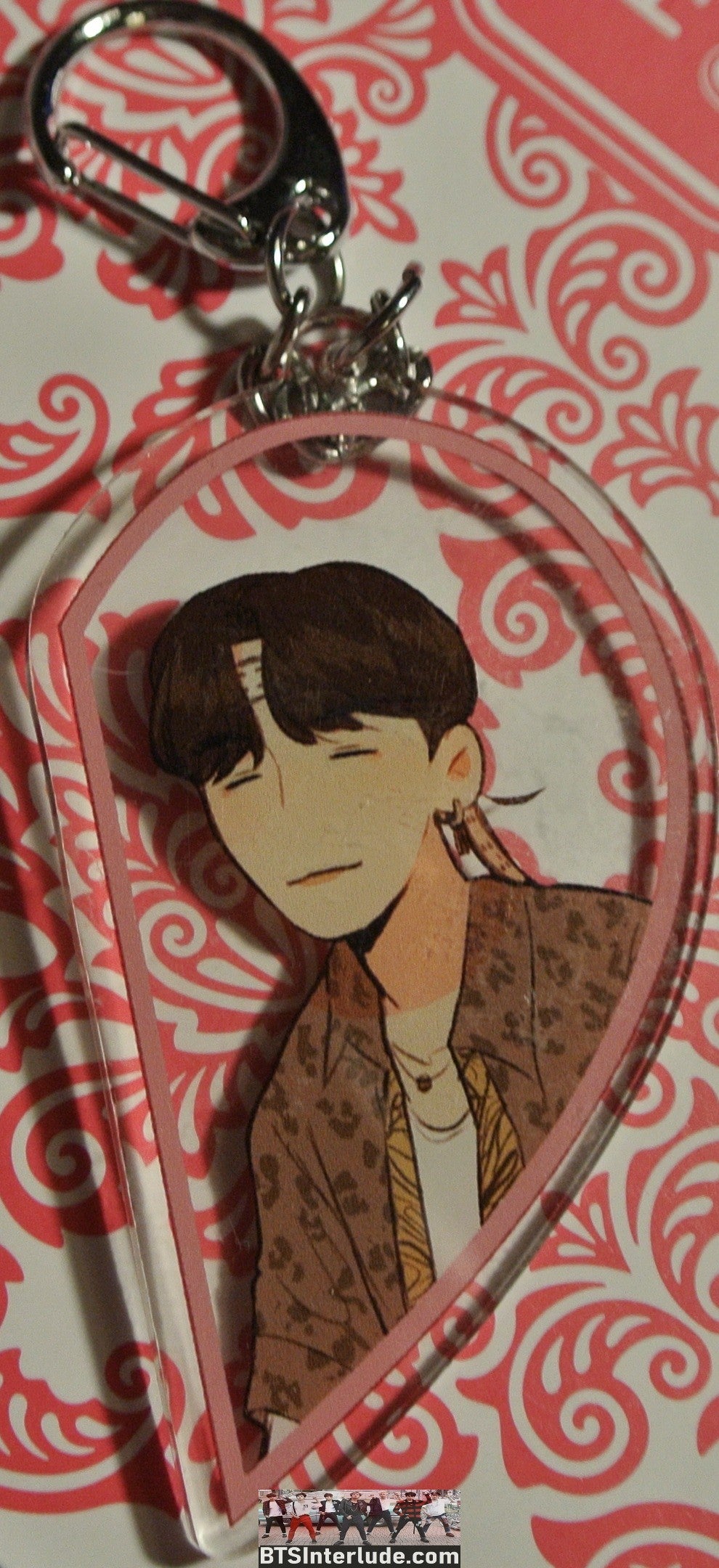 BTS KEYCHAIN ACRYLIC SUGA MIN YOONGI 민윤기 2 SIDED HALF HEART AIRPLANE PT 2 CARTOON KEYRING KEY CHAIN RING