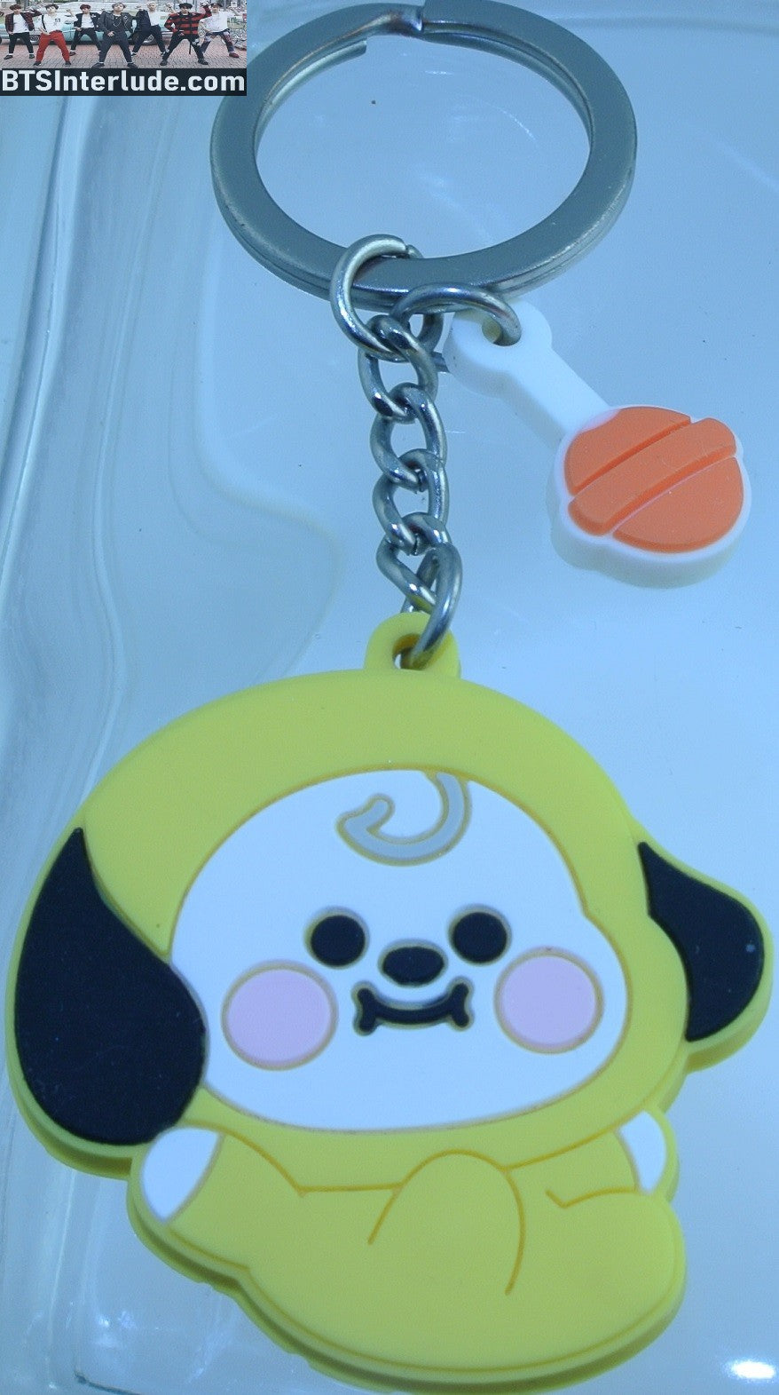 BTS KEYCHAIN BT21 CHIMMY PARK JIMIIN 박지민 SILICONE 2D ARMY BOMB FIGURE KEYRING KEY RING CHAIN OFFICIAL MERCHANDISE