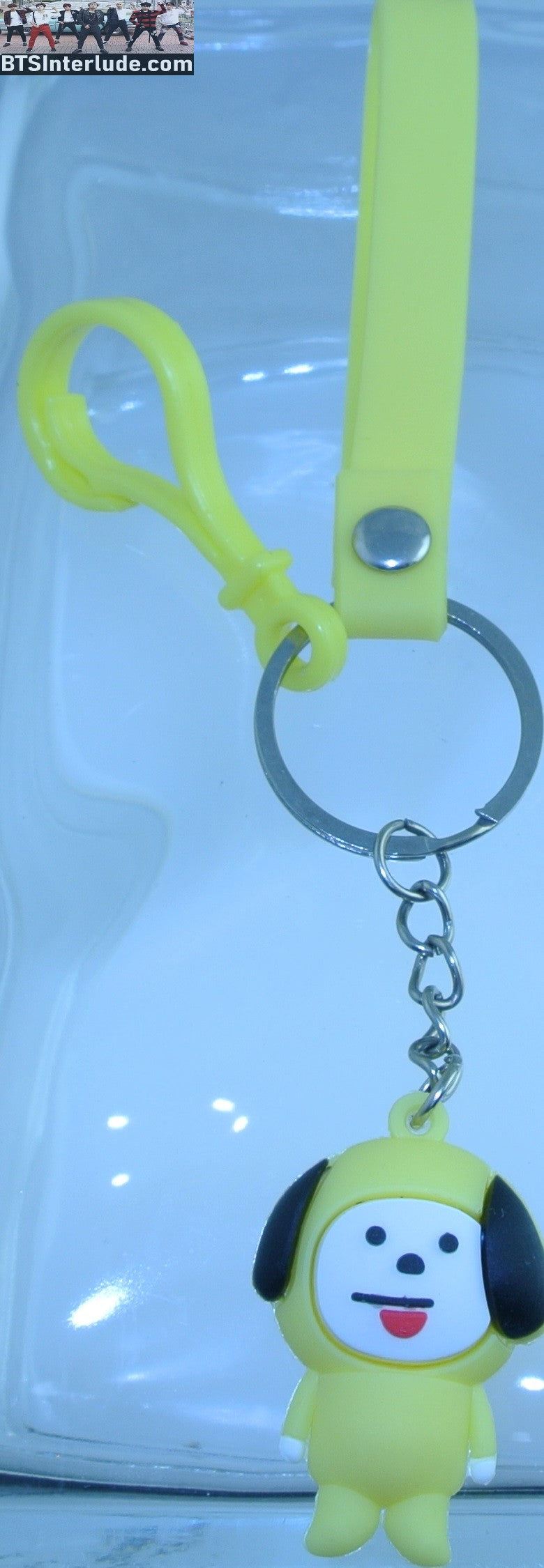 BTS KEYCHAIN BT21 CHIMMY PARK JIMIIN 박지민 SILICONE FIGURE CLASP STRAP KEYRING KEY RING CHAIN