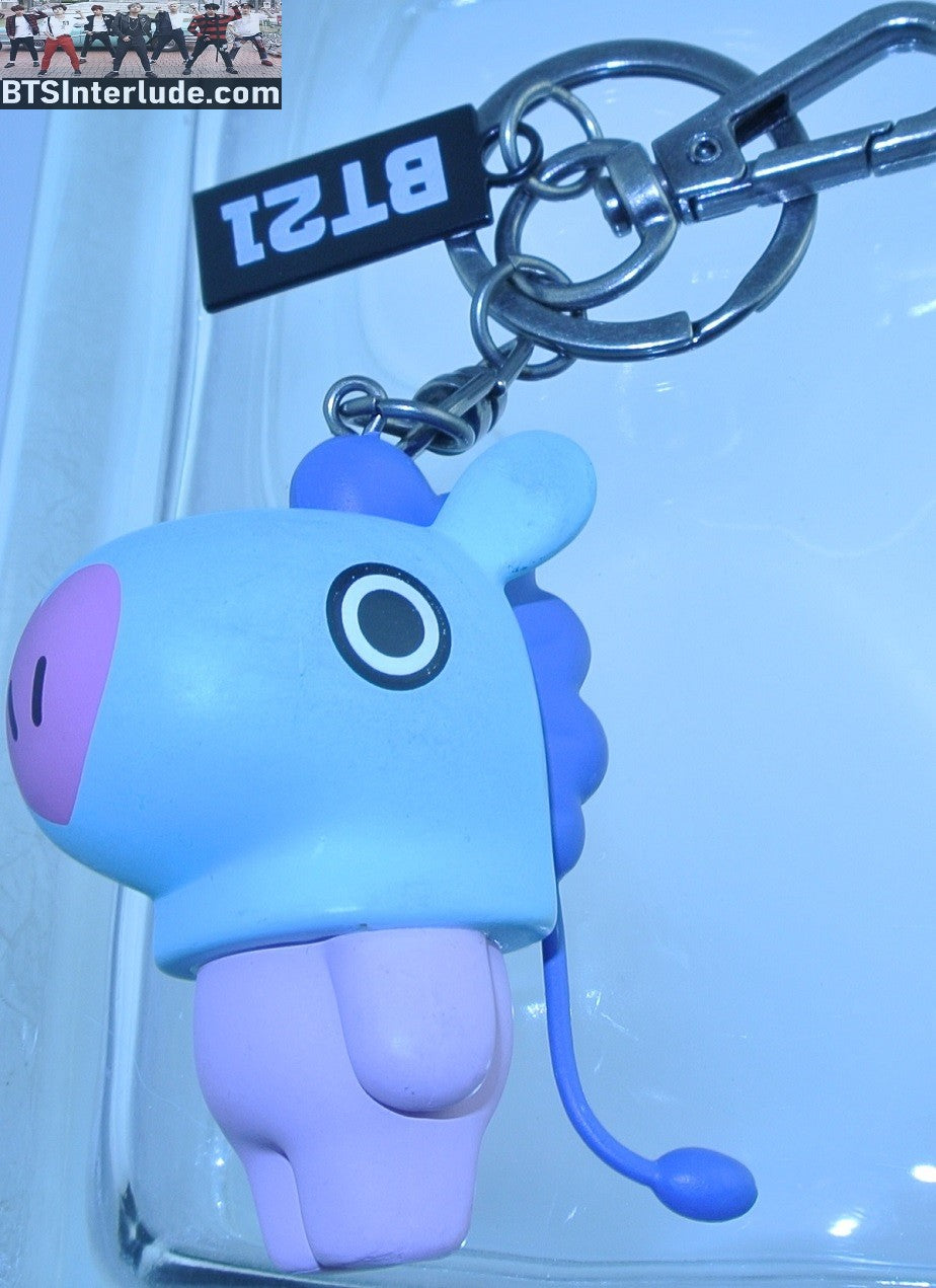 BTS KEYCHAIN BT21 MANG J-HOPE JUNG HOSEOK 정호석 SILICONE 3D FIGURE GUNMETAL TAG CLASP CLIP OFFICIAL MERCHANDISE KEYRING KEY CHAIN RING