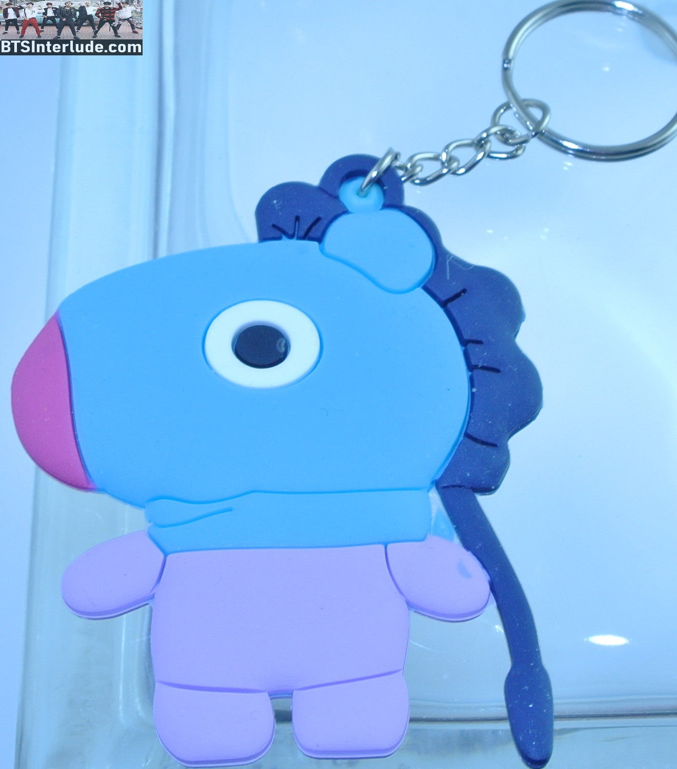 BTS KEYCHAIN BT21 MANG J-HOPE JUNG HOSEOK 정호석 SILICONE 2D FIGURE MERCHANDISE KEYRING KEY CHAIN RING