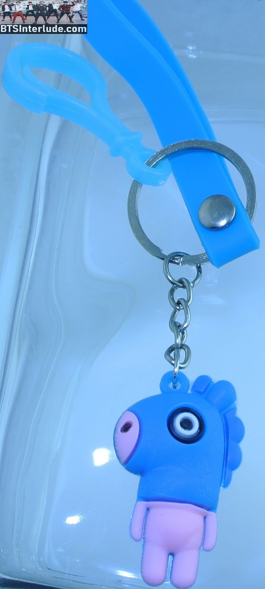 BTS KEYCHAIN BT21 MANG J-HOPE JUNG HOSEOK 정호석 SILICONE FIGURE STRAP CLASP CLIP KEYRING KEY CHAIN RING