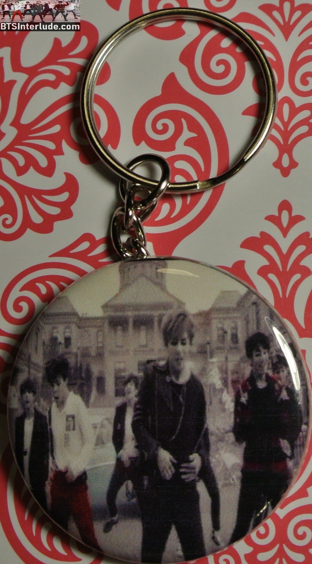 BTS KEYCHAIN BUTTON GROUP WAR OF HORMONE JUNGKOOK V JIMIN RM J-HOPE SUGA JIN KEYRING KEY RING CHAIN