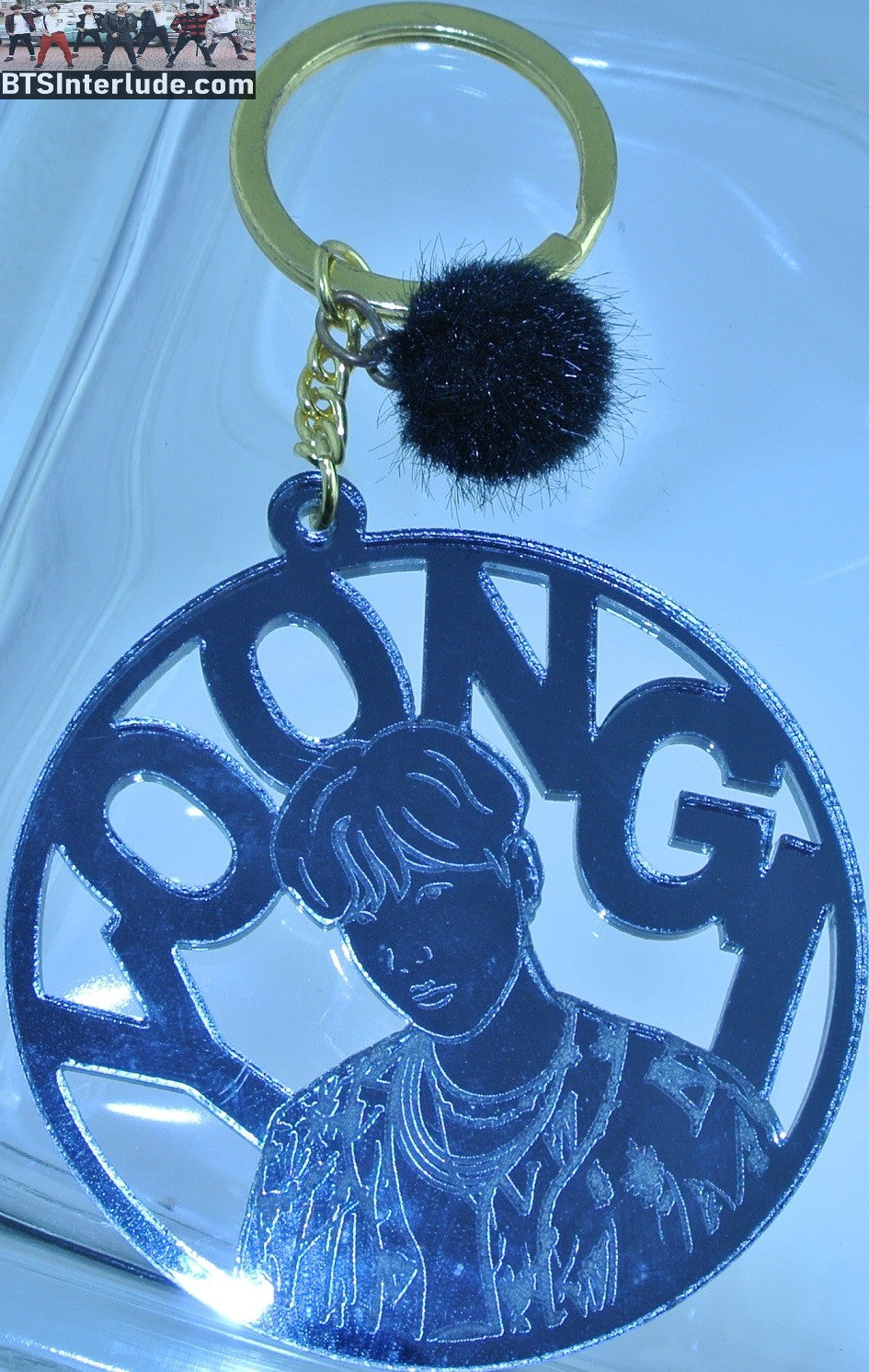 BTS KEYCHAIN ACRYLIC SUGA MIN YOONGI 민윤기 MIRRORED DYNAMITE BASKETBALL KEYRING KEY CHAIN RING